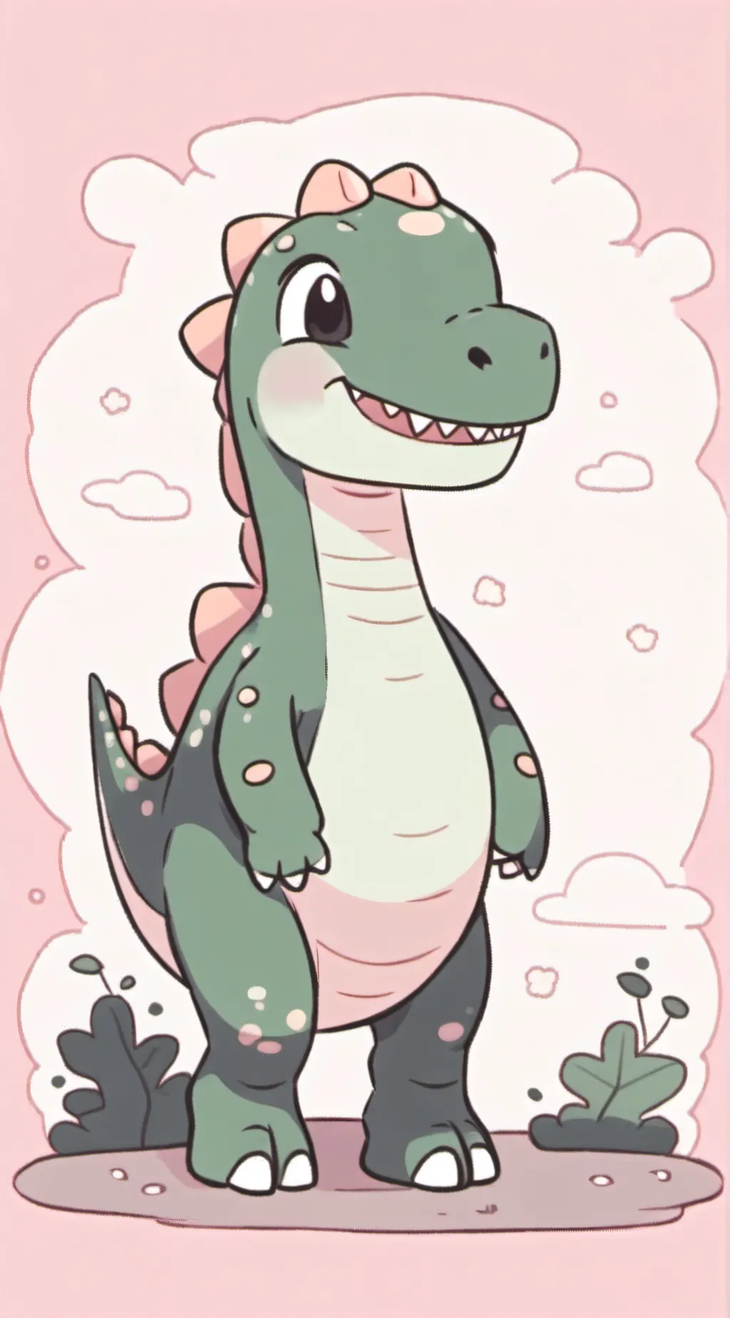 ai character: Dinoooo☺️ background