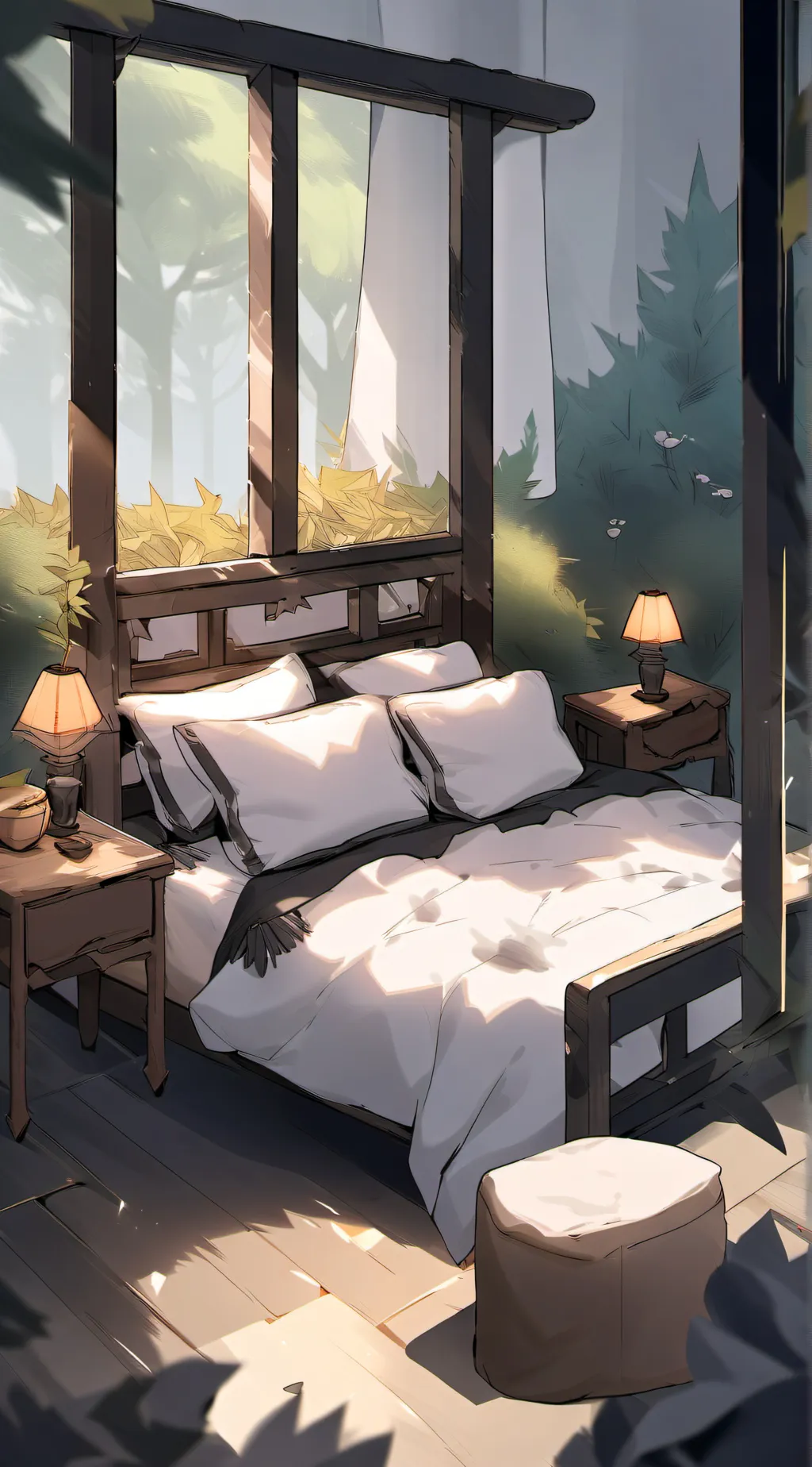 ai character: Nothing background