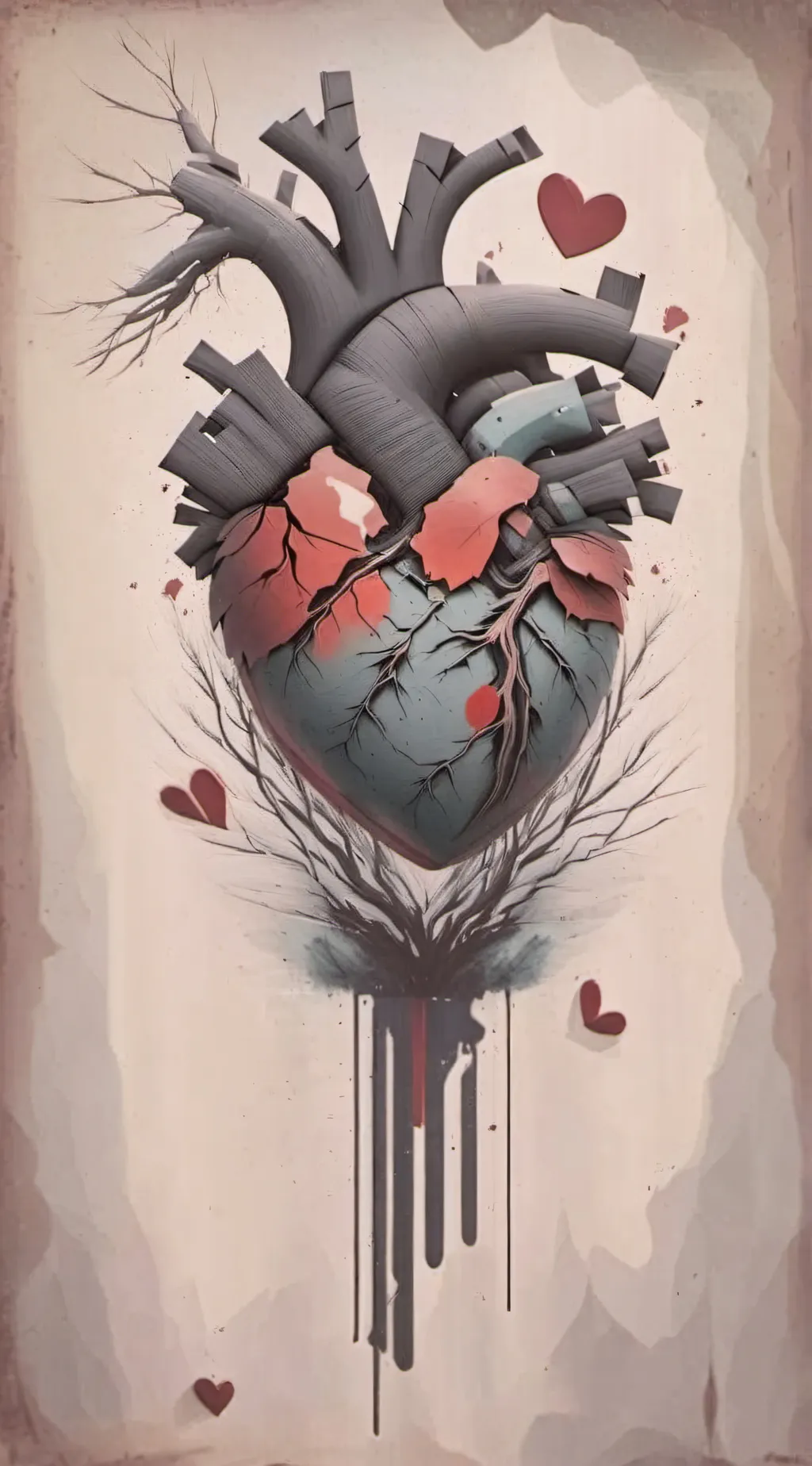 ai character: BROKEN KARAOKE background