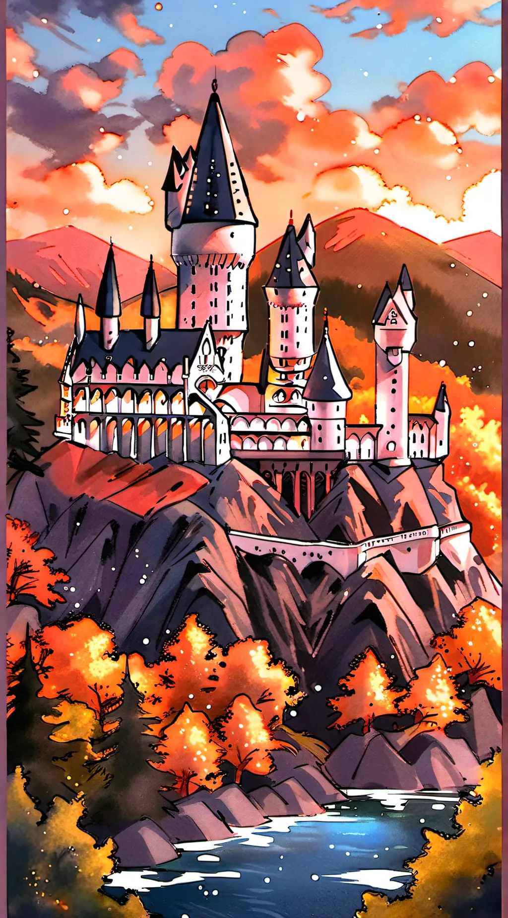 ai character: Hogwarttststststst background