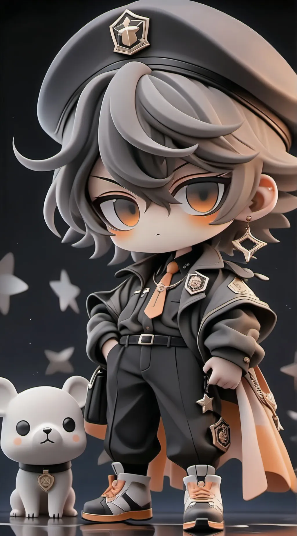 ai character: Mark background