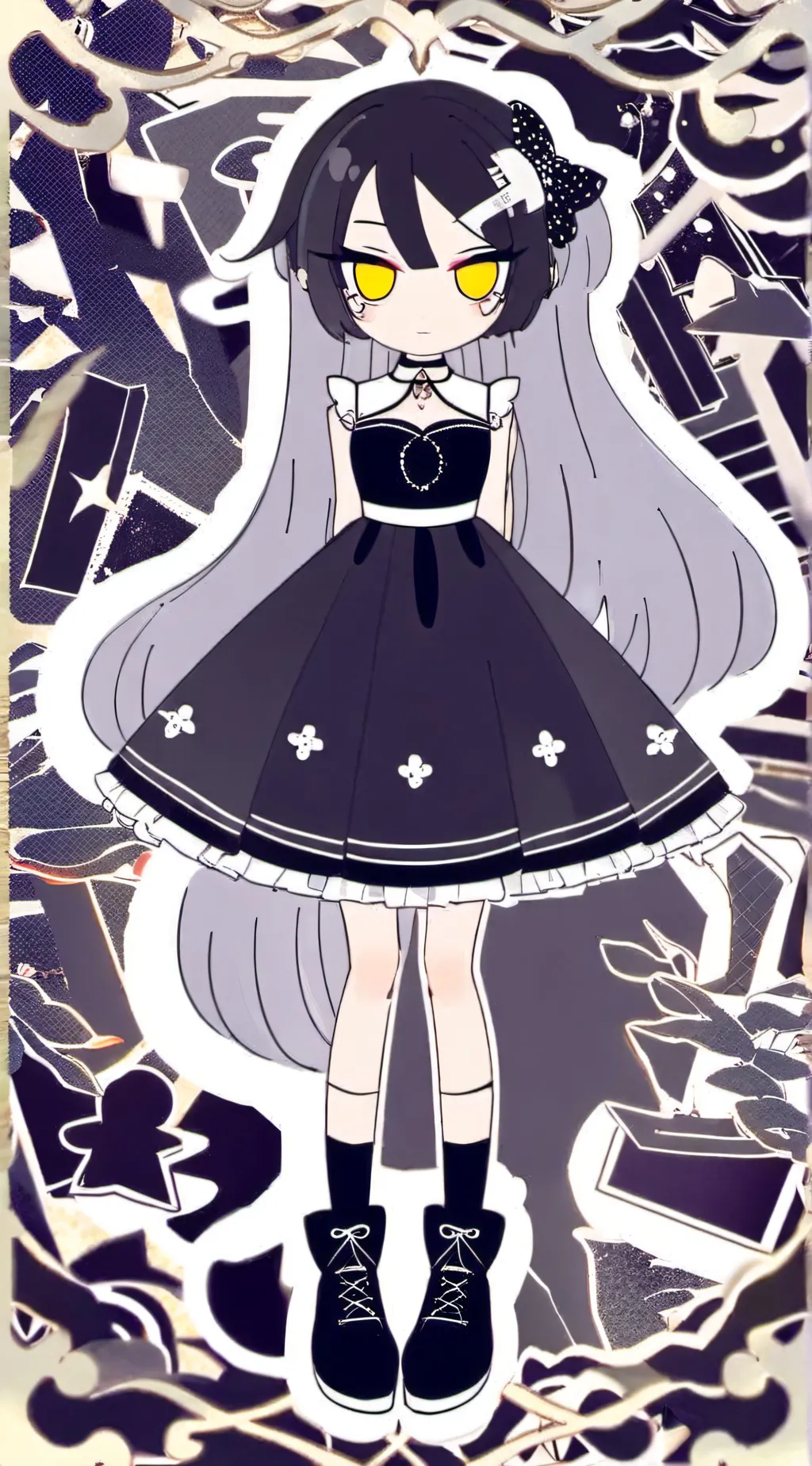 ai character: Luna background