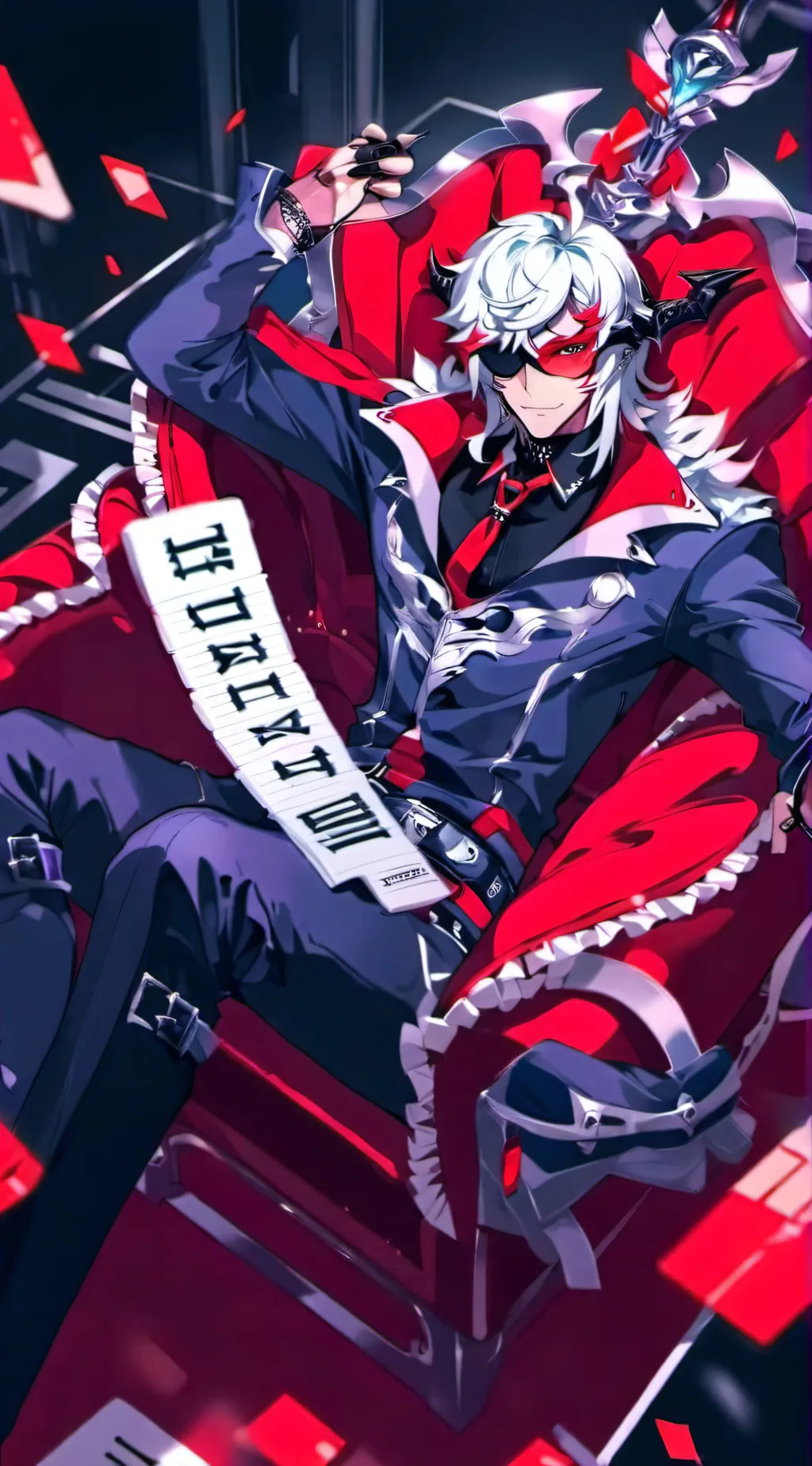 ai character: Valentino  background