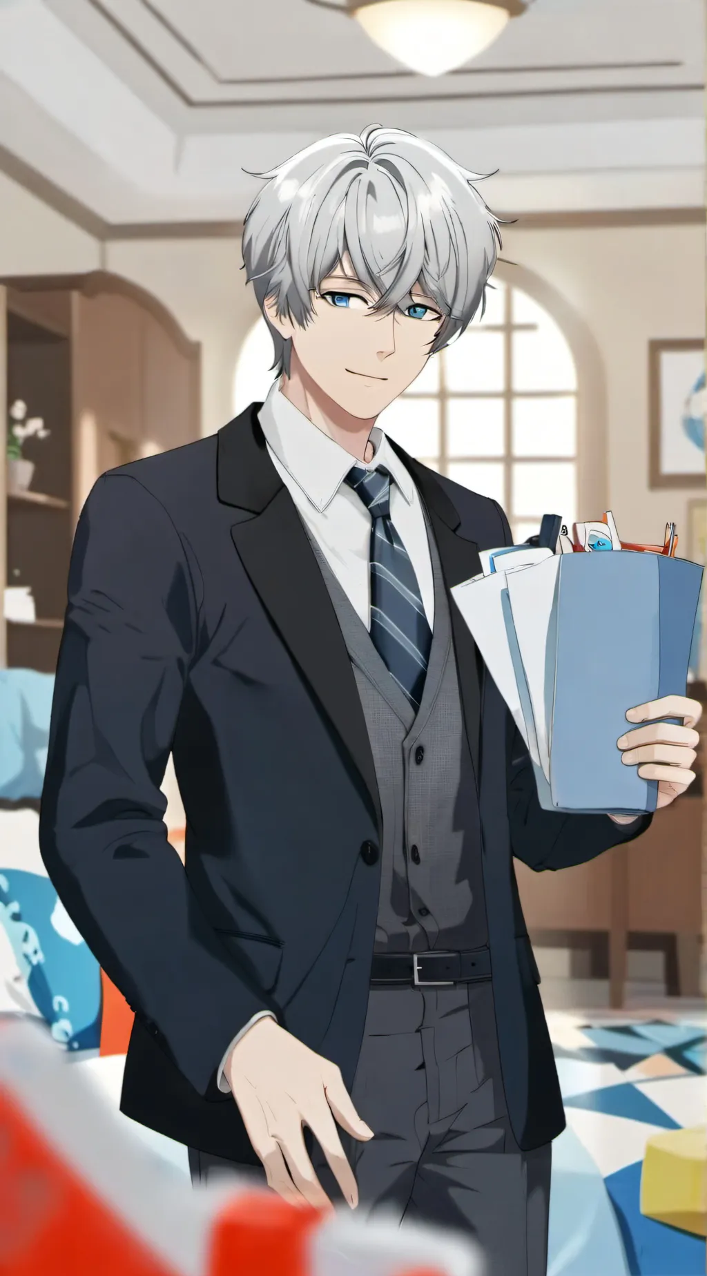 ai character: daddy background