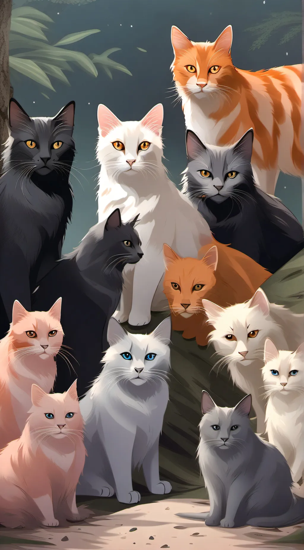 ai character: Warrior cats background