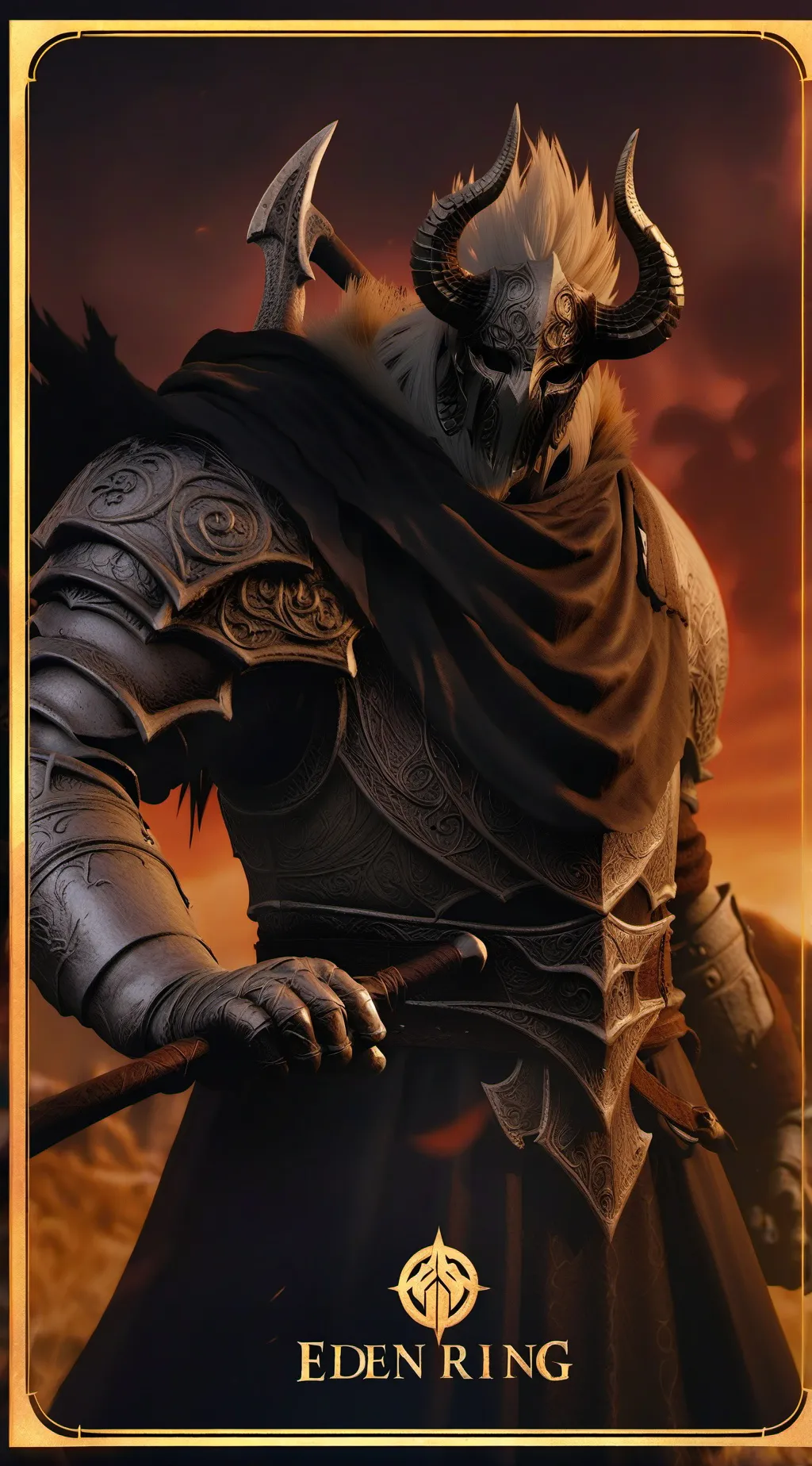 ai character: lord shadow night background