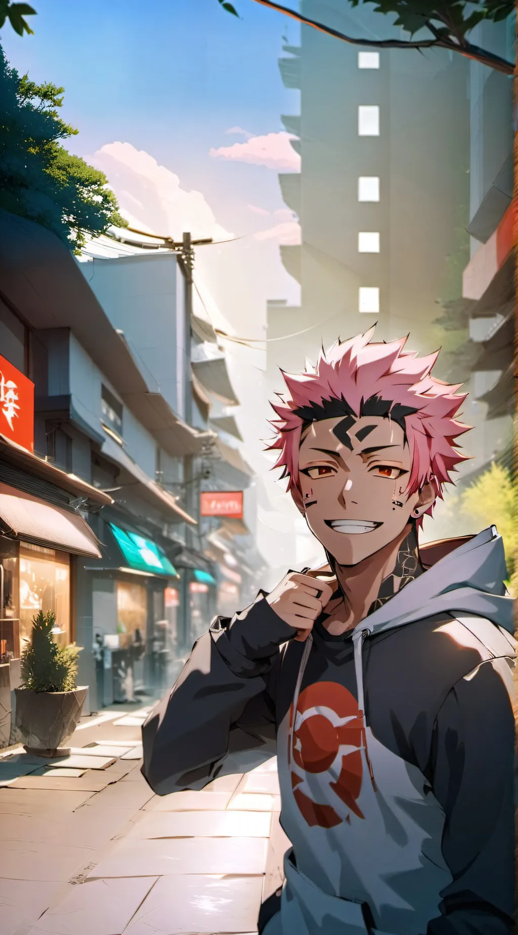 ai character: Sukuna background