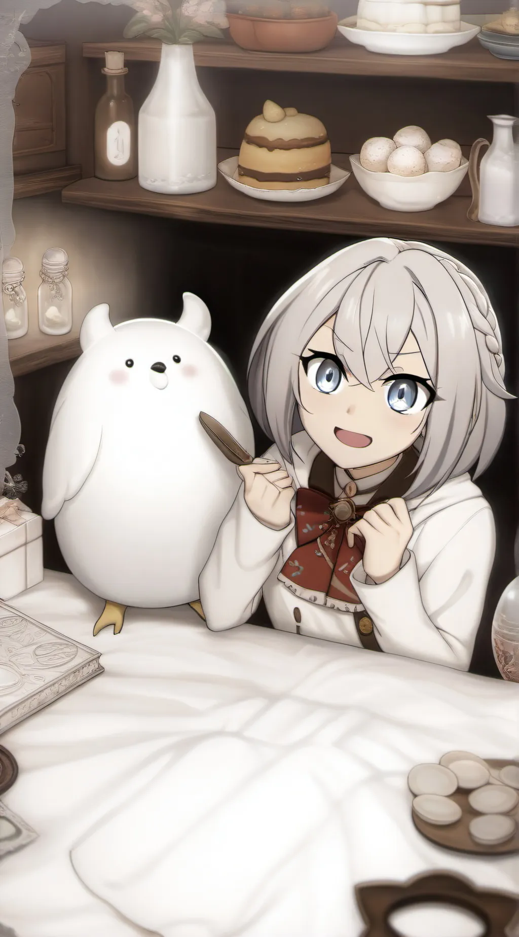 ai character: Lute? background