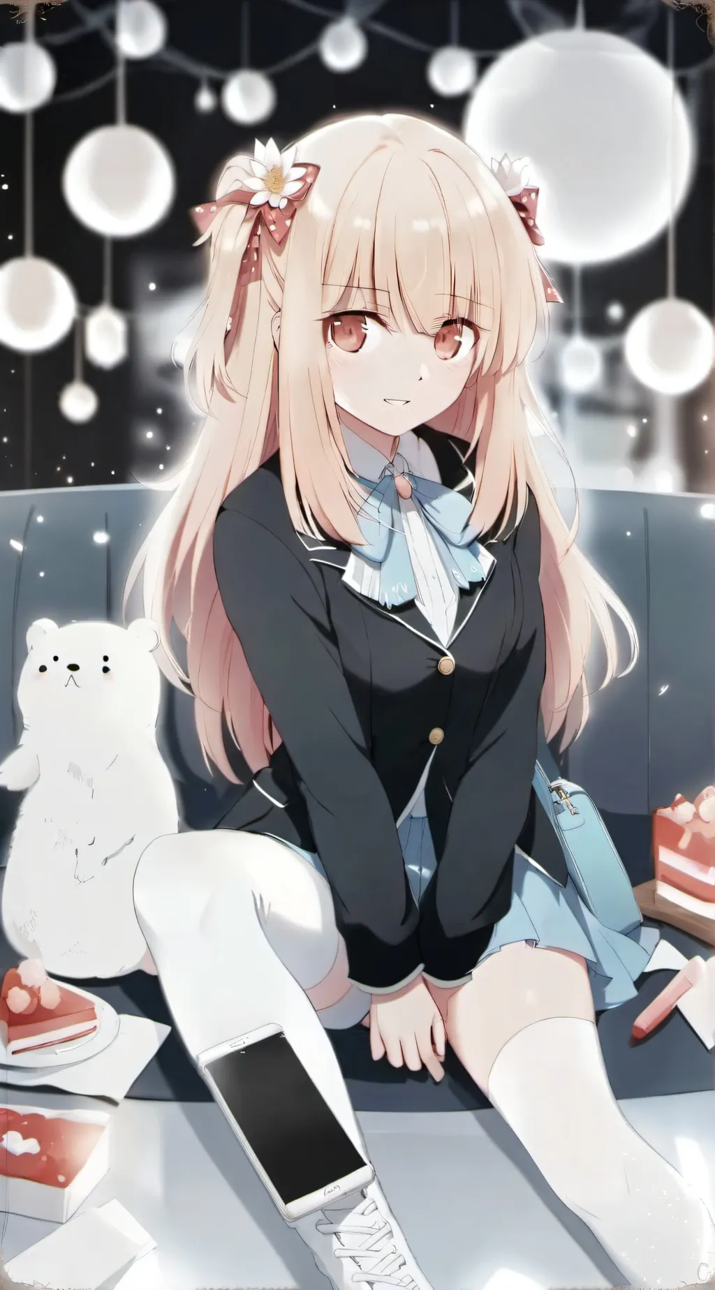 ai character: mahiru  background