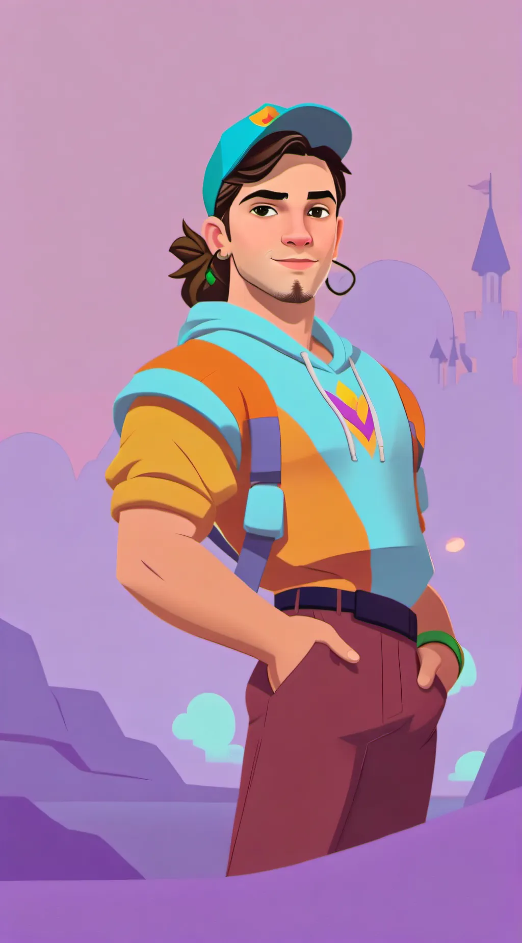 ai character: poopy background