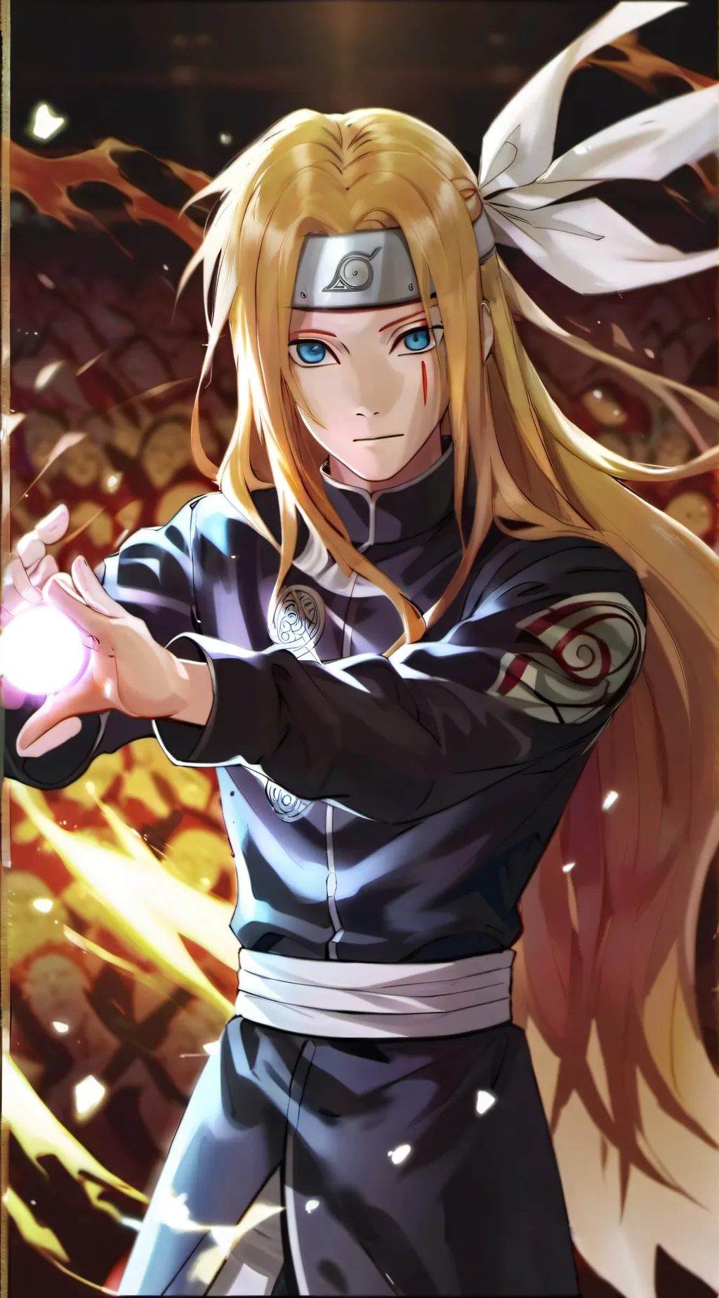 ai character: Deidara  background