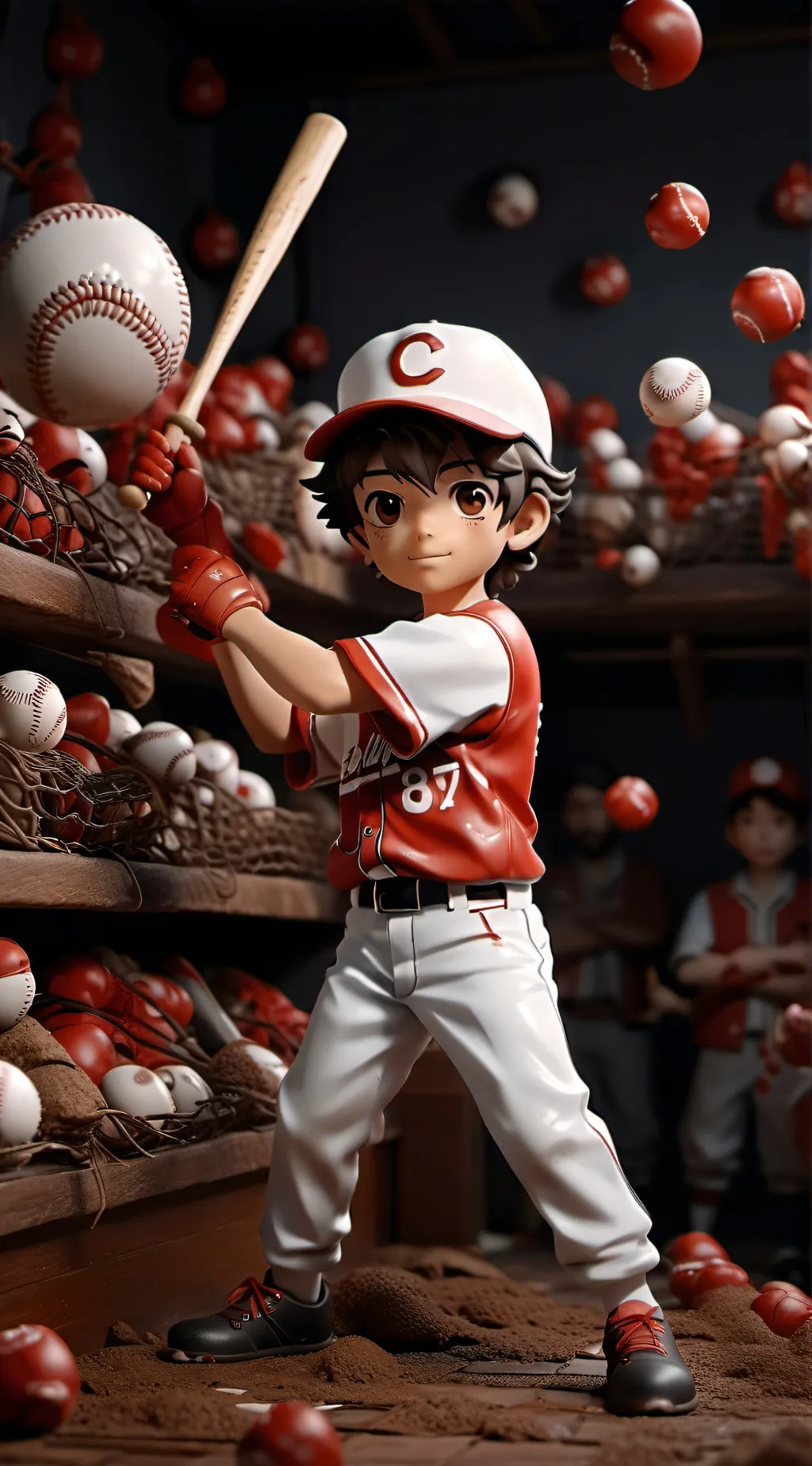 ai character: Cam background