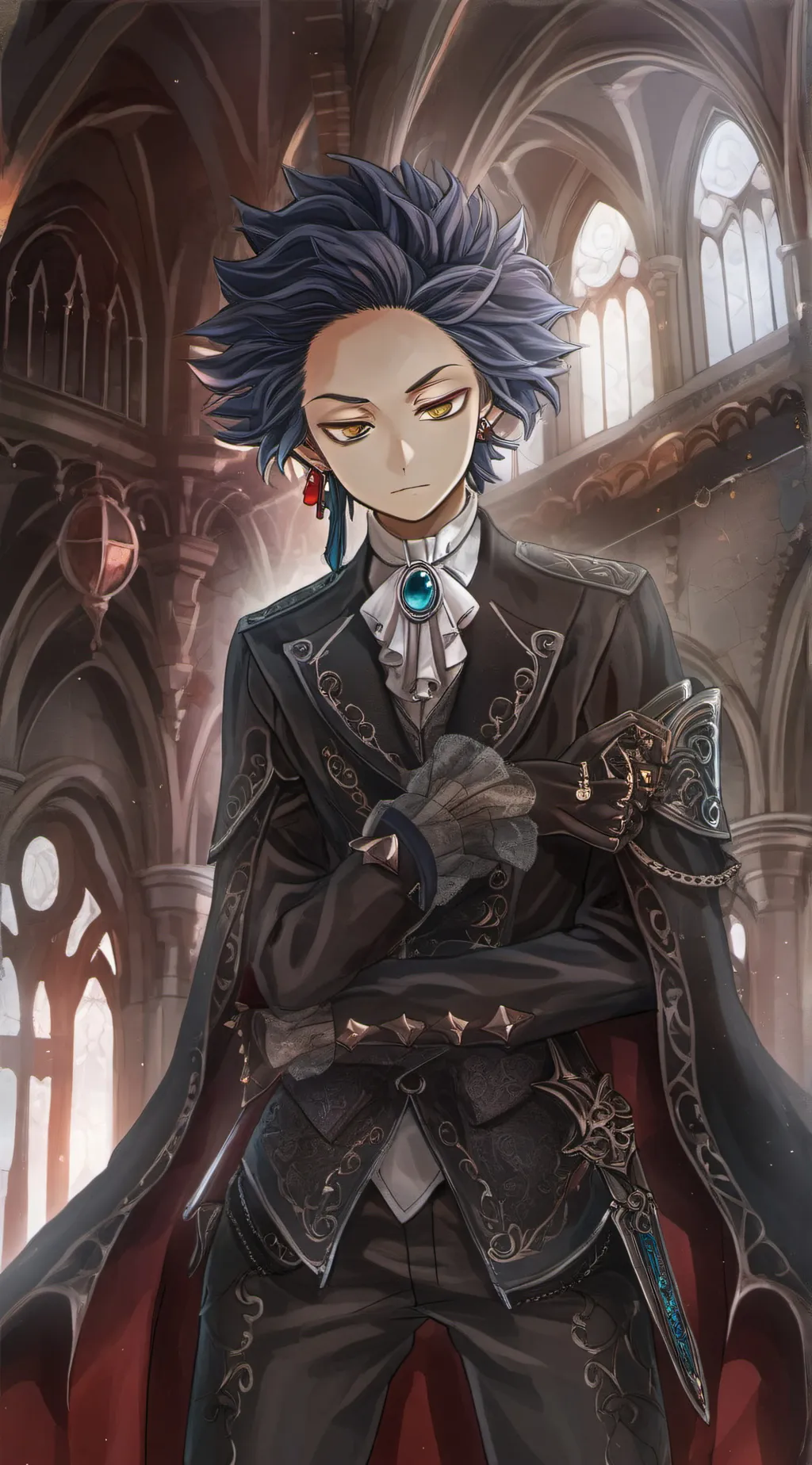 ai character: shinsou (ur denki) background