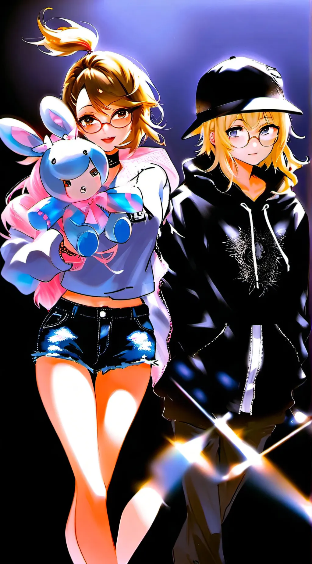 ai character: Olivia and Sophia background