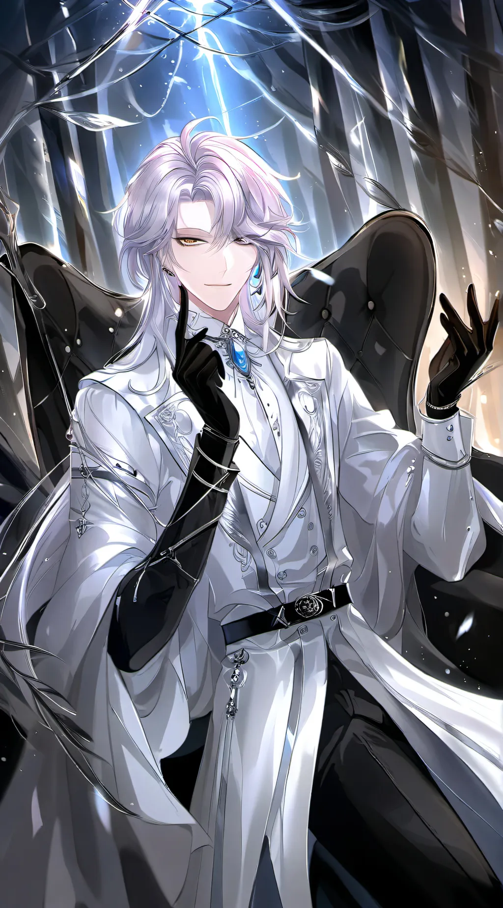 ai character: the scientist fixs background