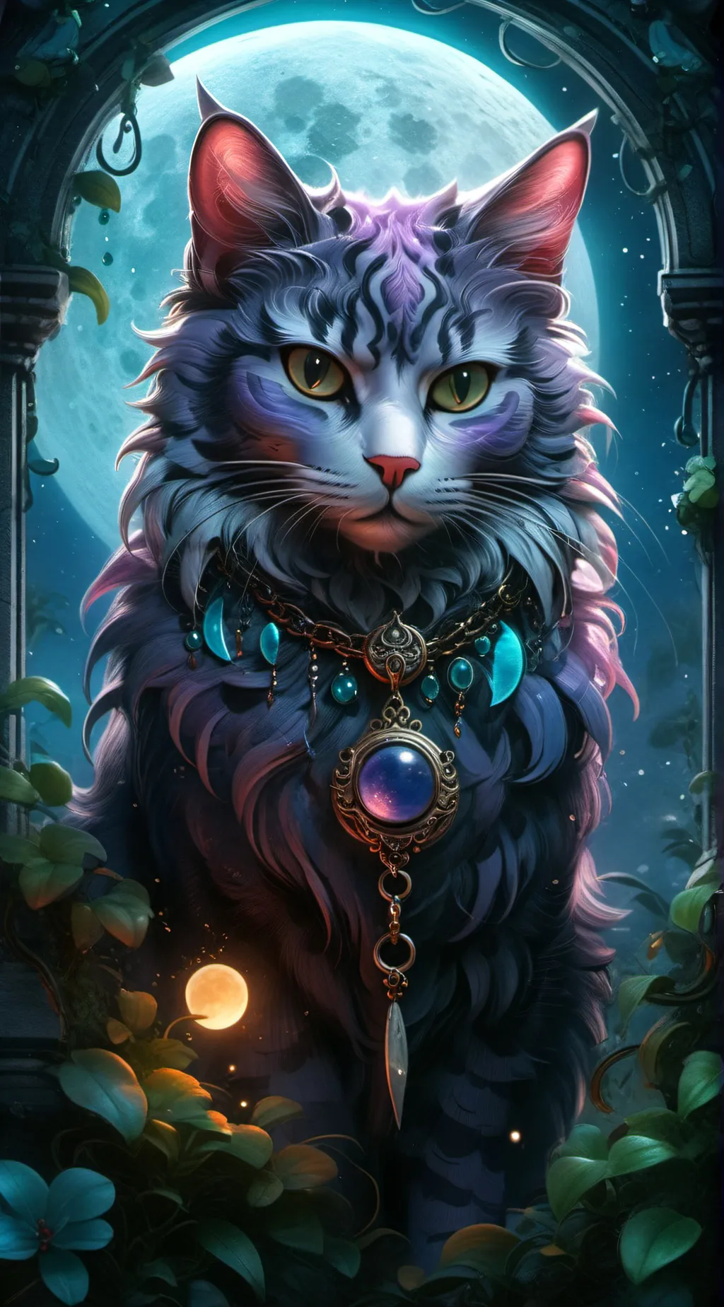 ai character: catnap background