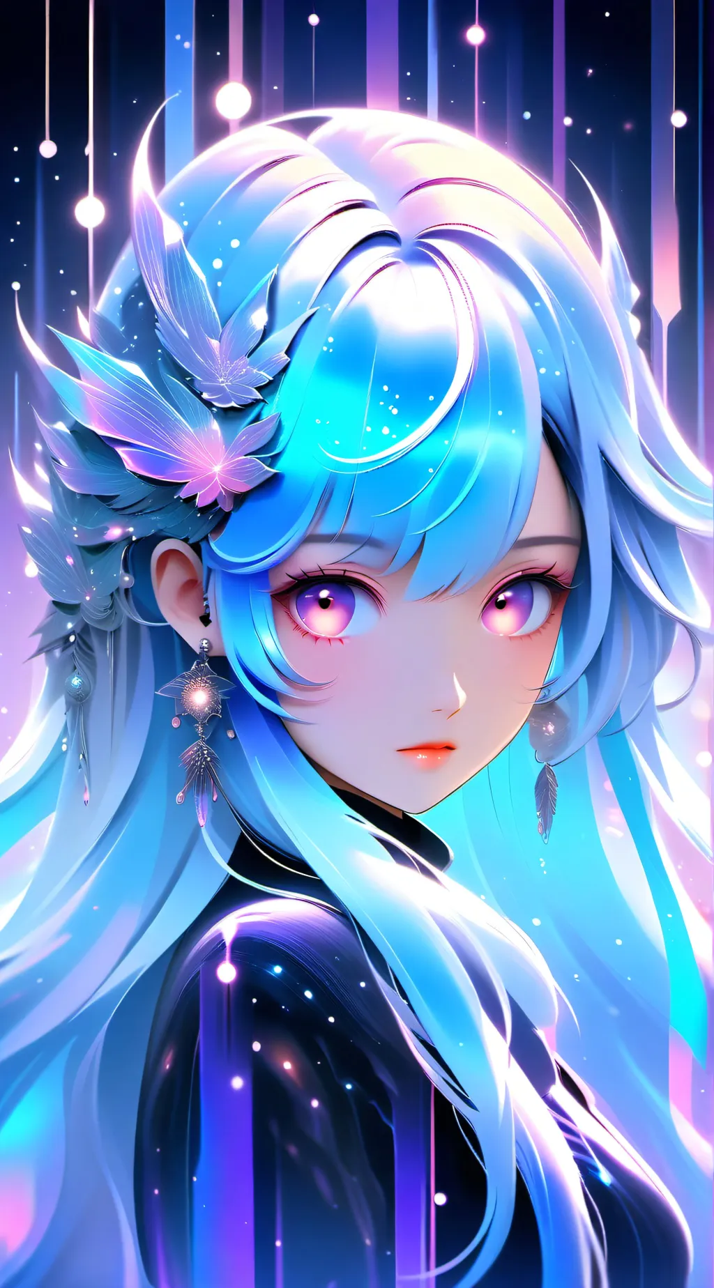 ai character: snownall background