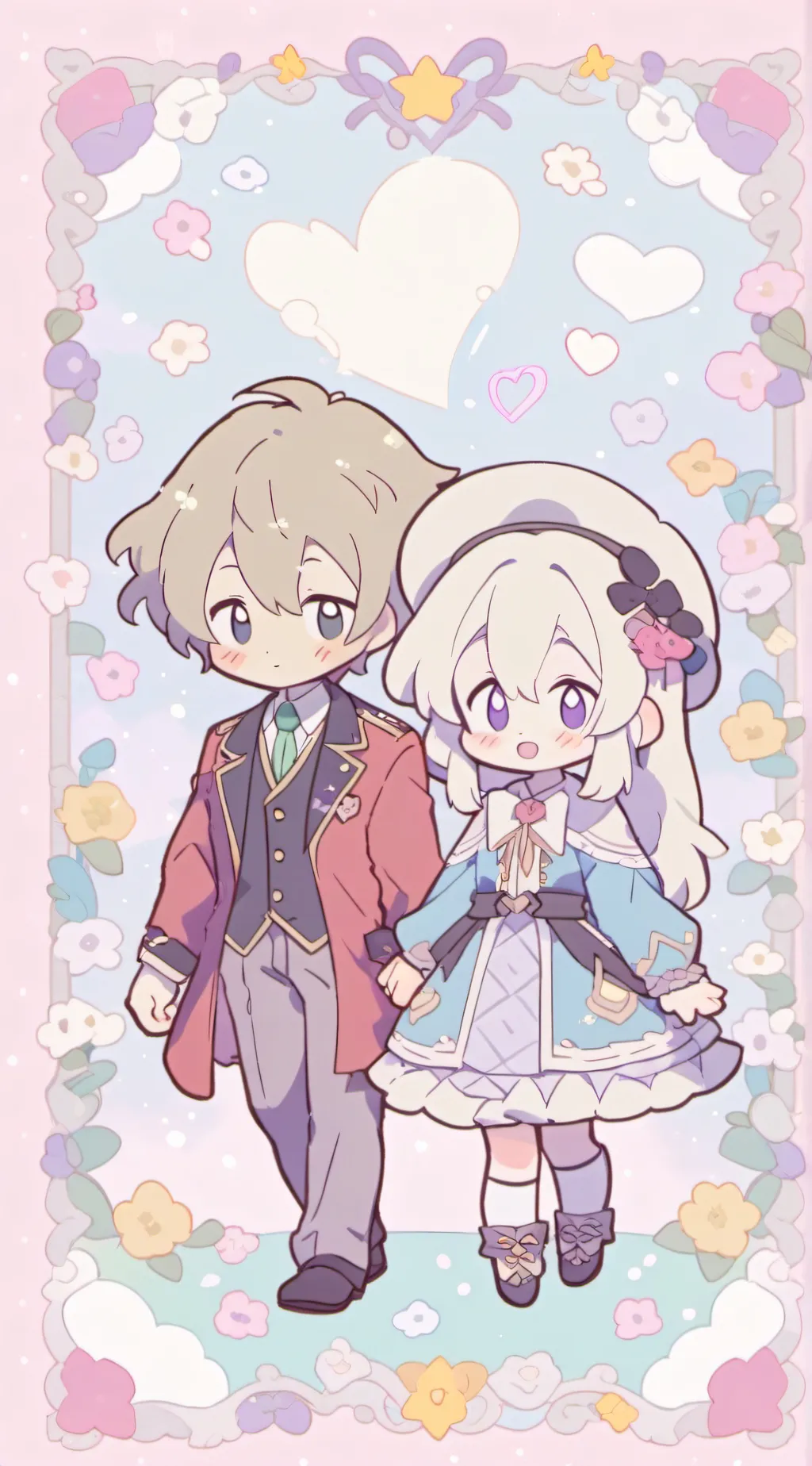 ai character: Engel X Claire  background