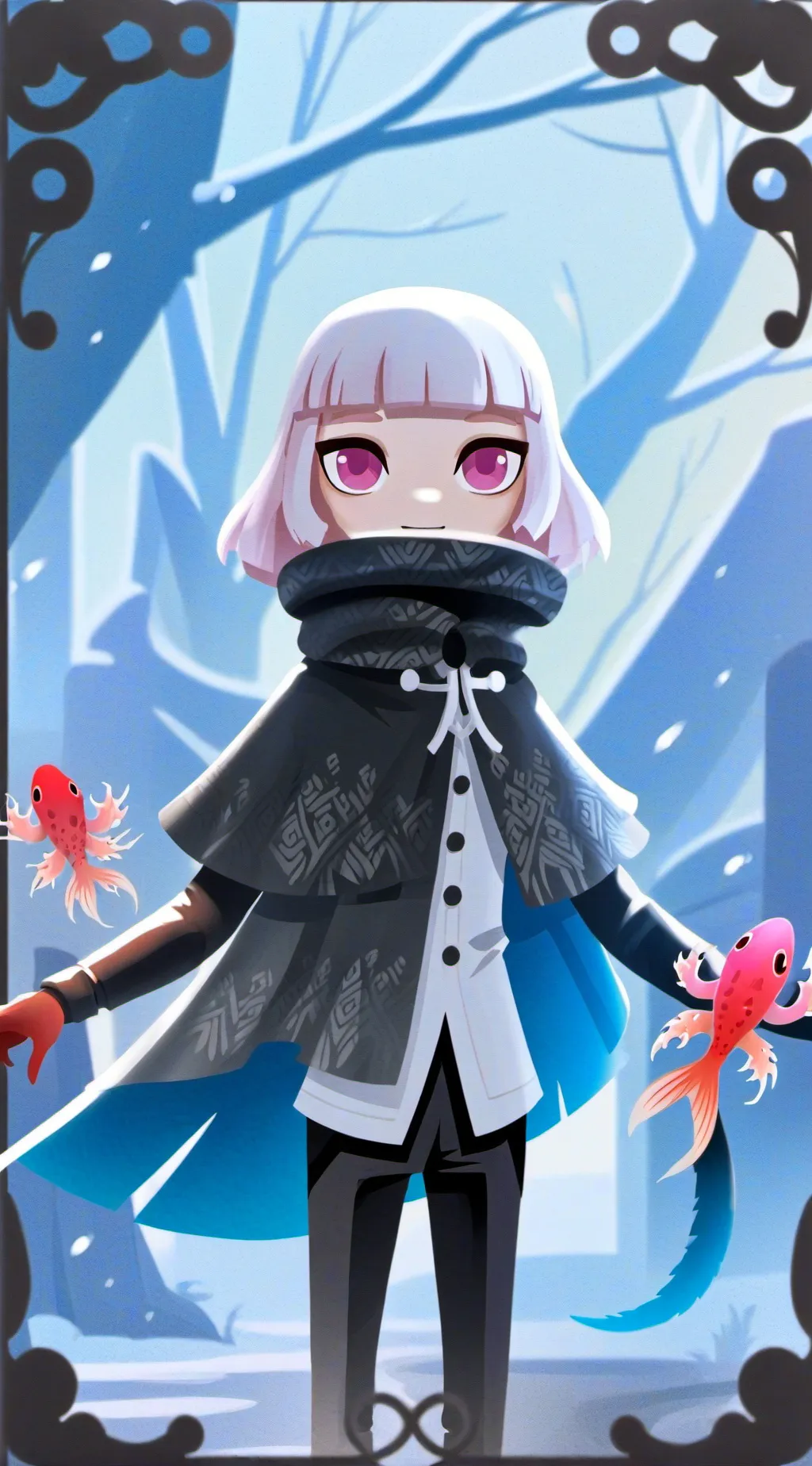 ai character: kinitoPET background