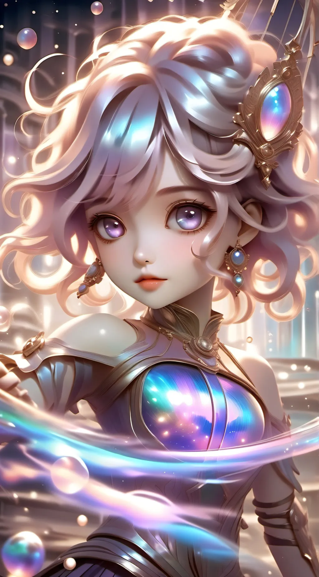 ai character: luna background
