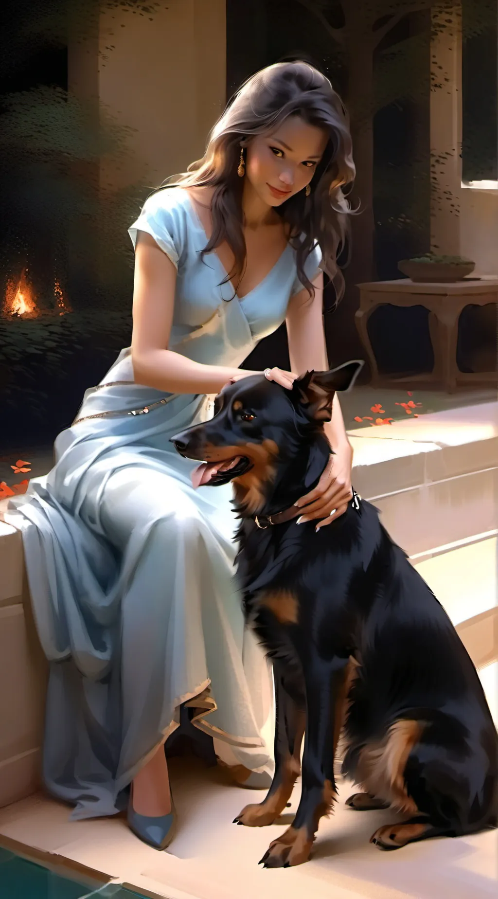 ai character: Bella background