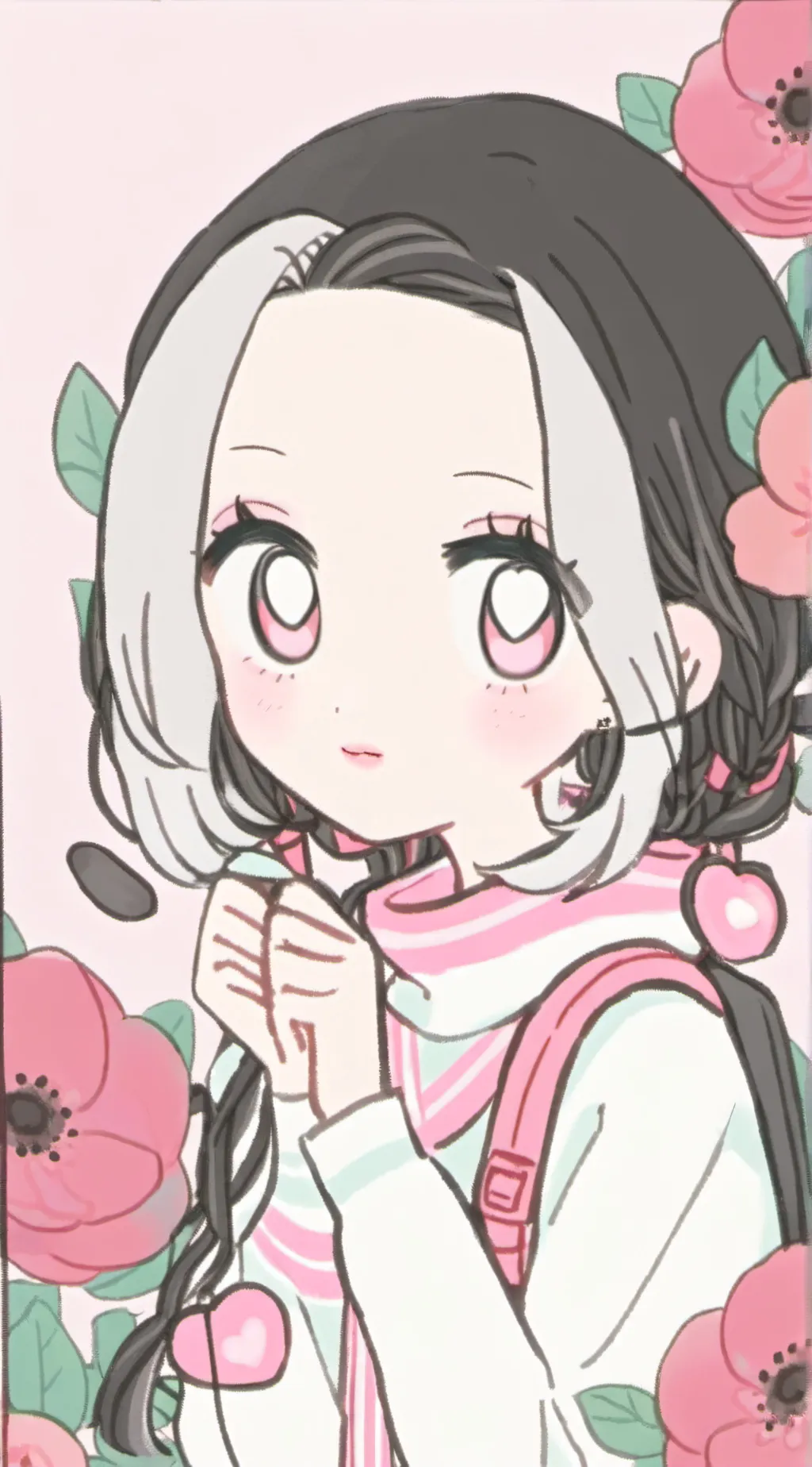 ai character: kny and hashiras background