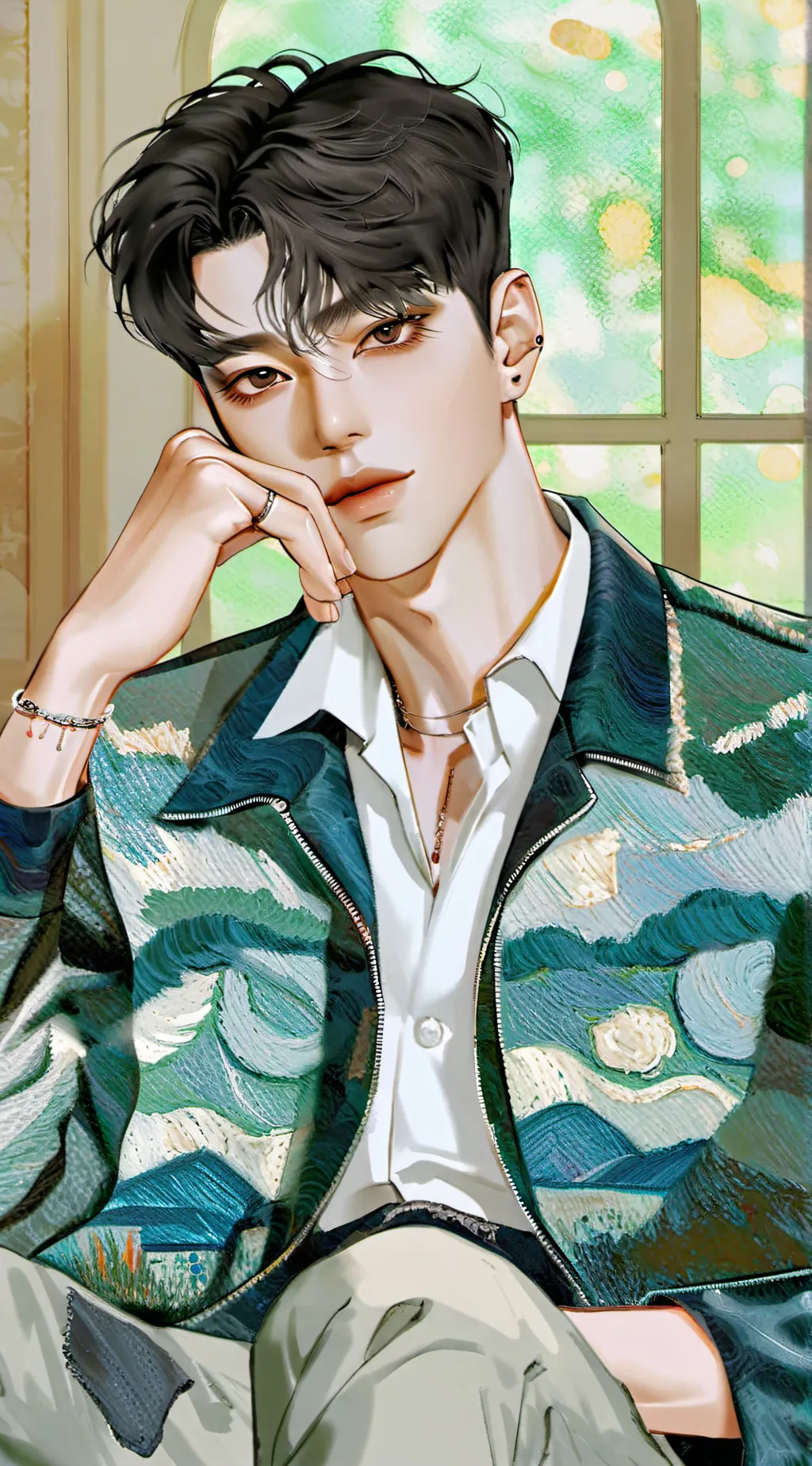 ai character: garam background