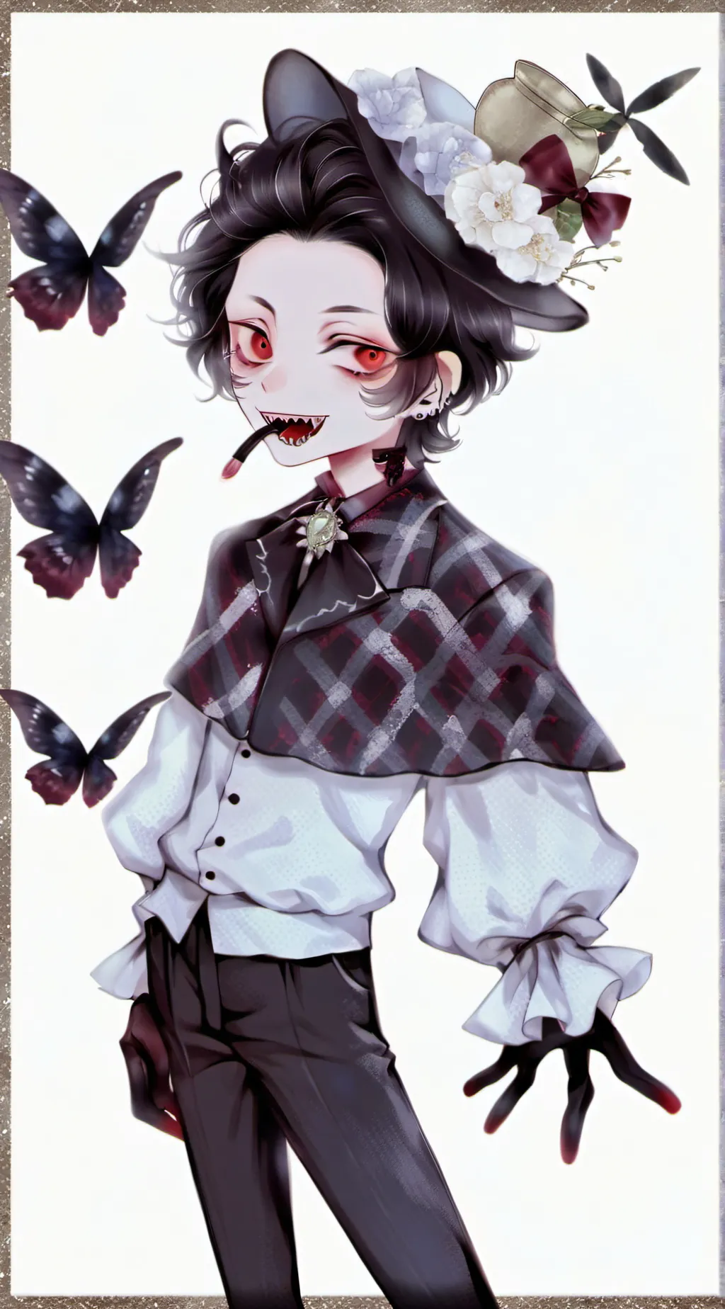 ai character: Valentino  background