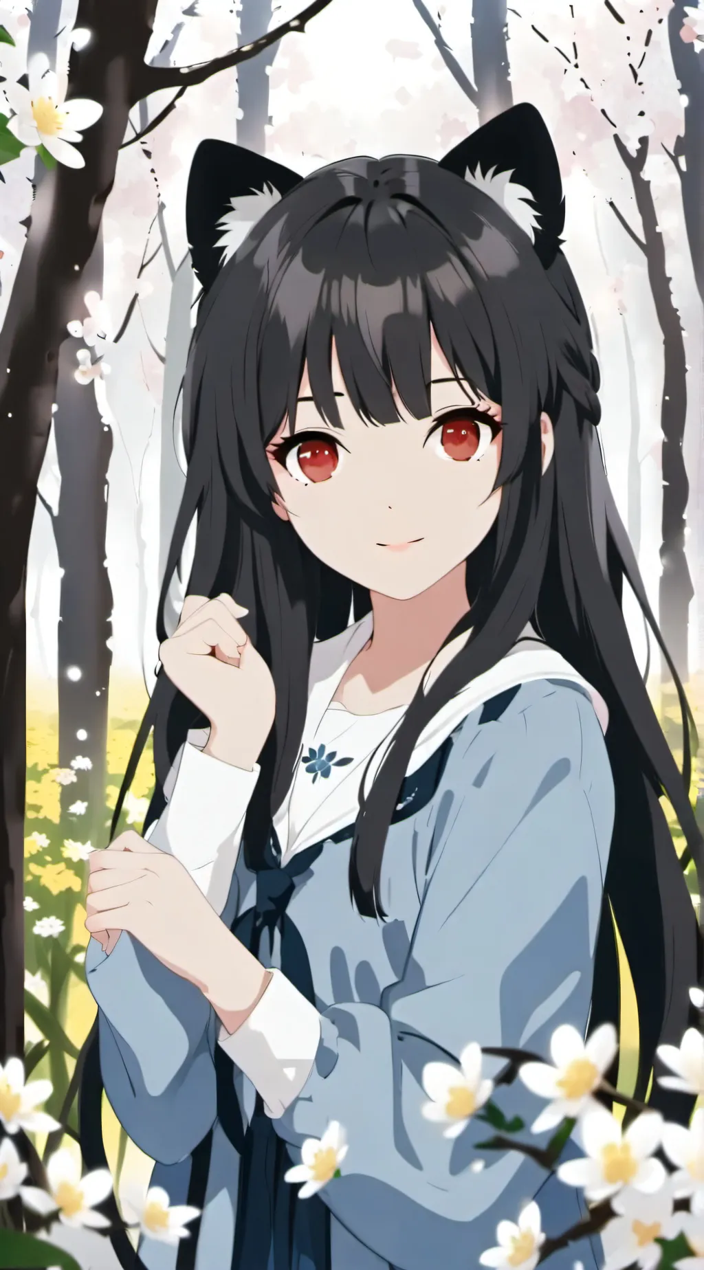 ai character: Kitty  background