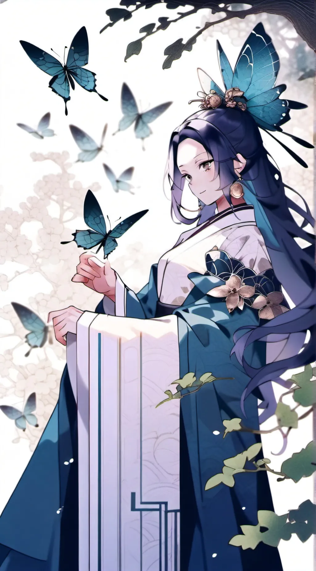 ai character: Shinobu  background