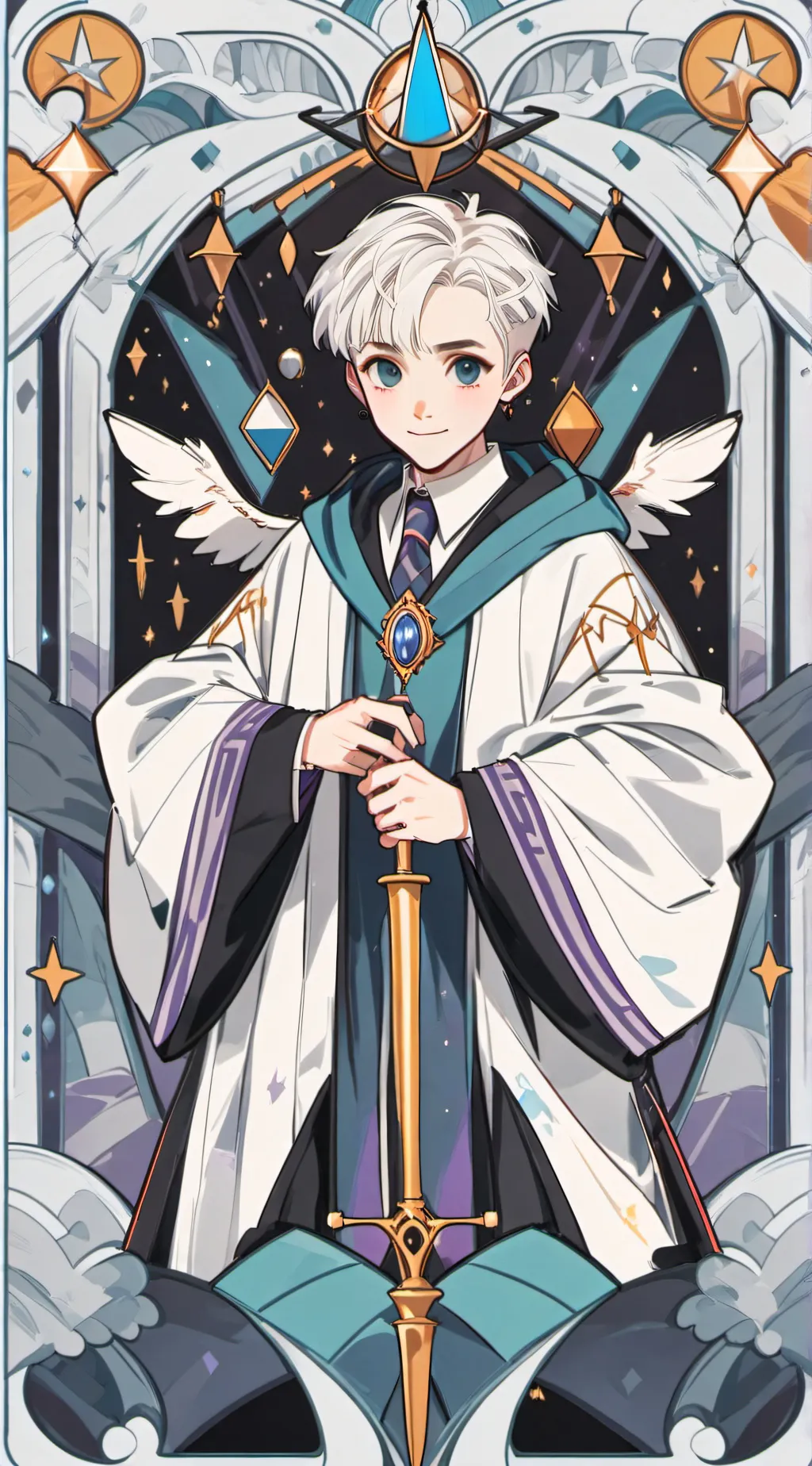 ai character: hogworts background