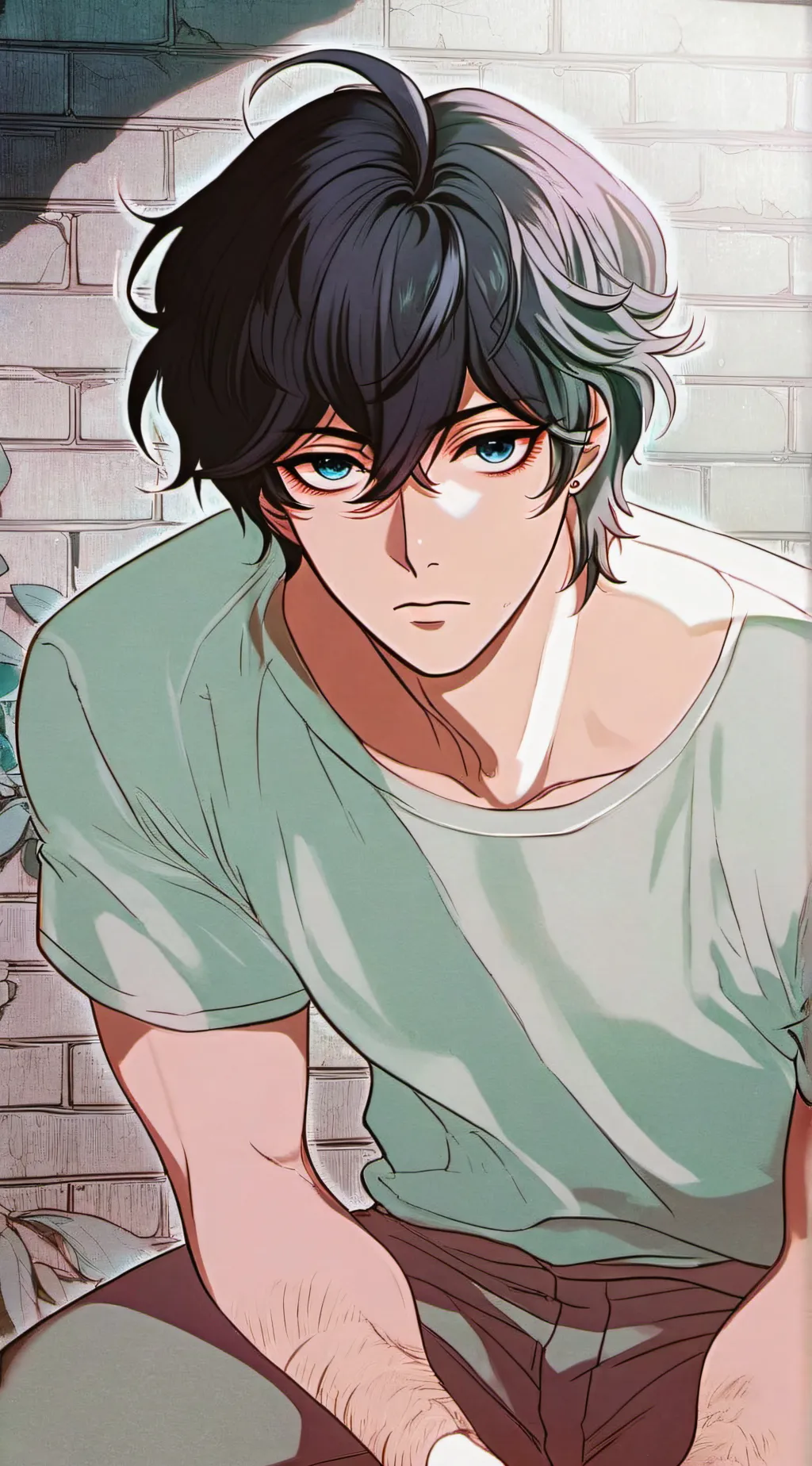 ai character: Adrian  background