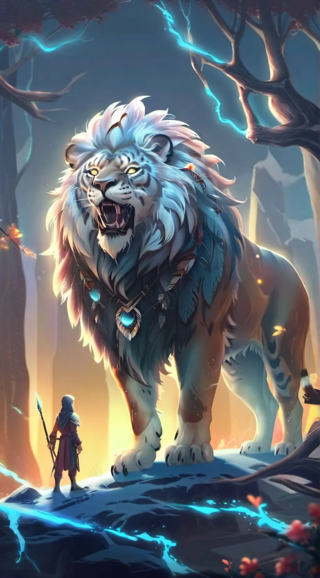 ai character: fangs background