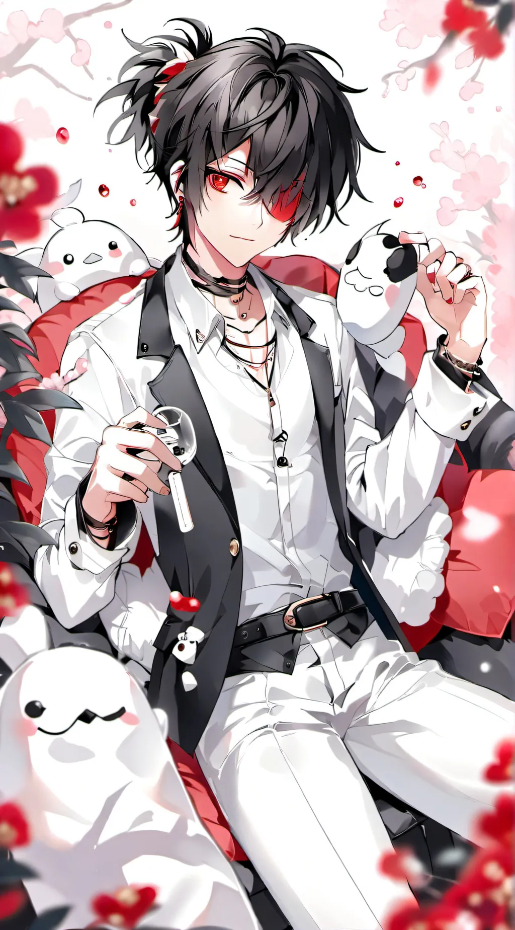 ai character: Rose-Boy. background