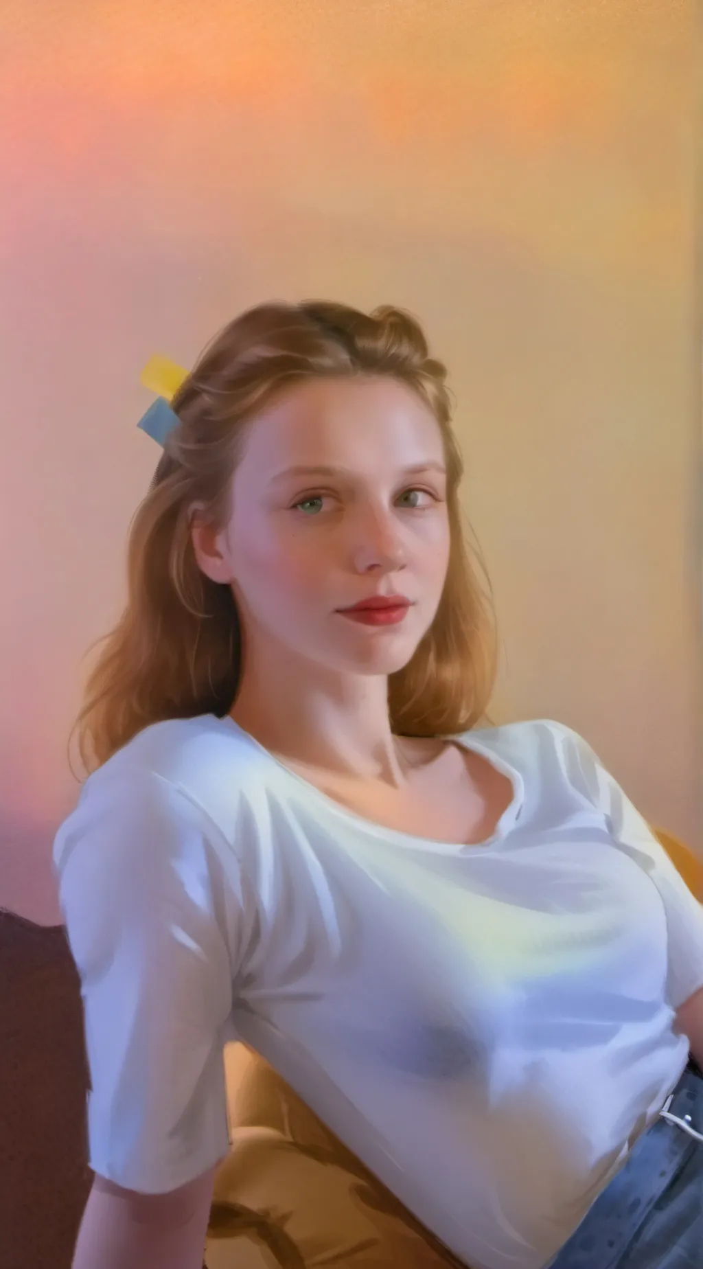 ai character: lovely gf background