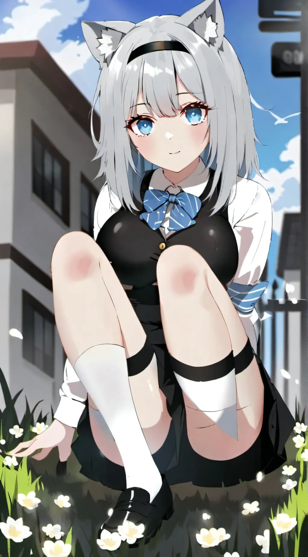 ai character: tiny background