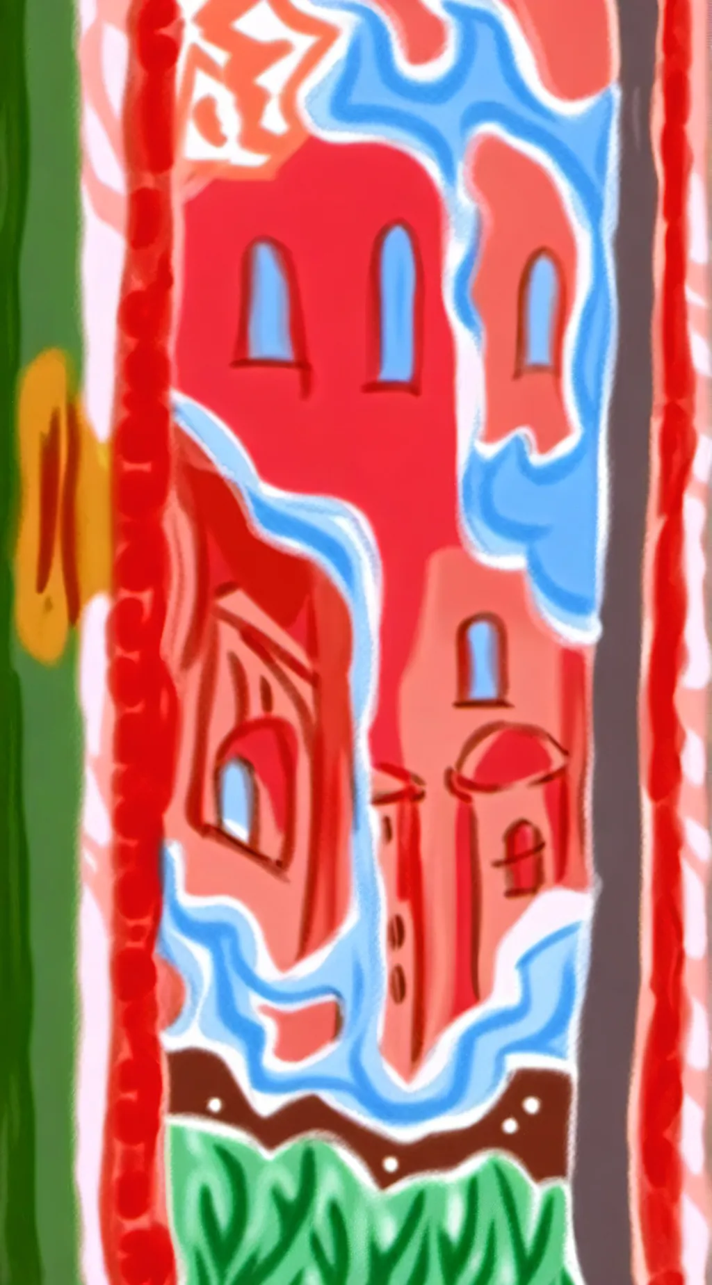 ai character: red tobyte background