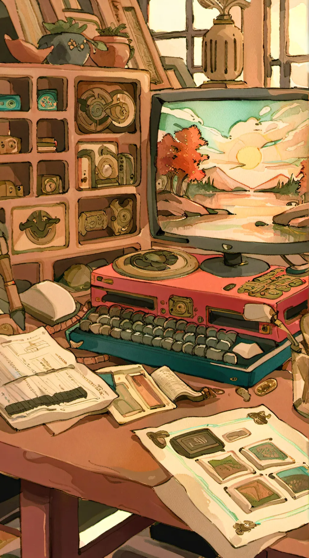 ai character: "★KINITO PET★" background