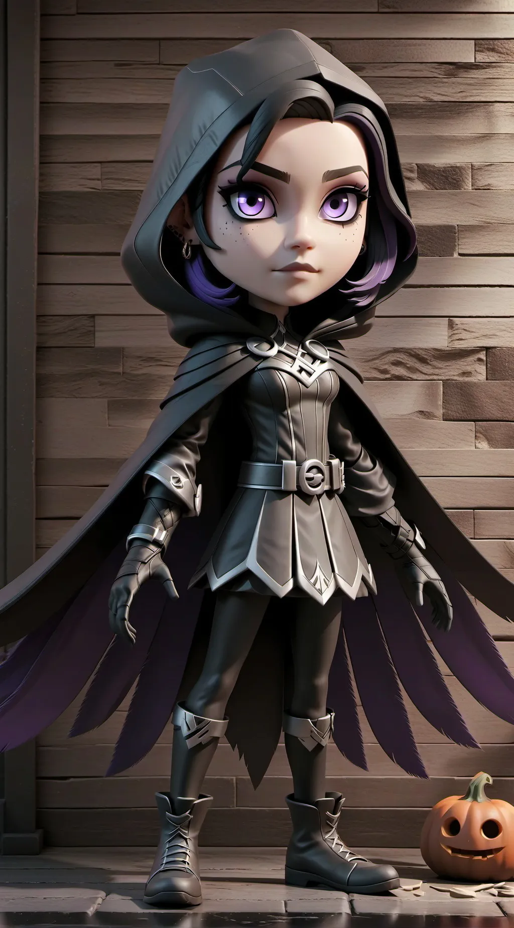 ai character: Raven background