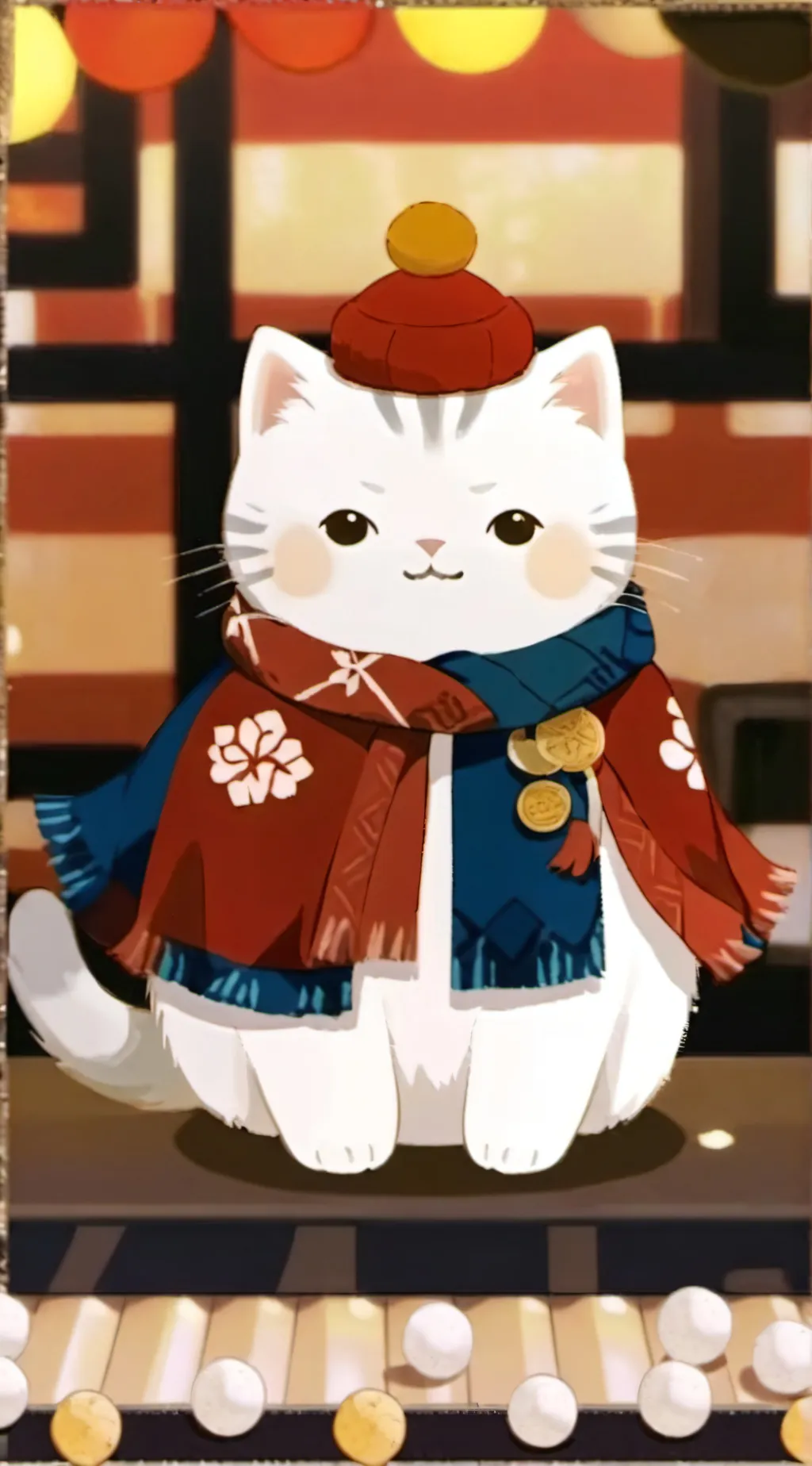 ai character: Mochi Mocha background