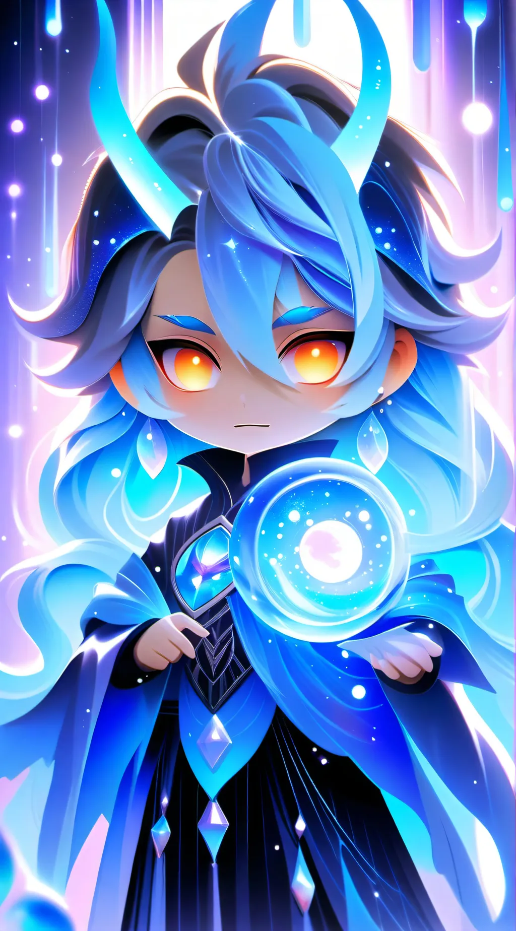 ai character: alastor x Rose  background