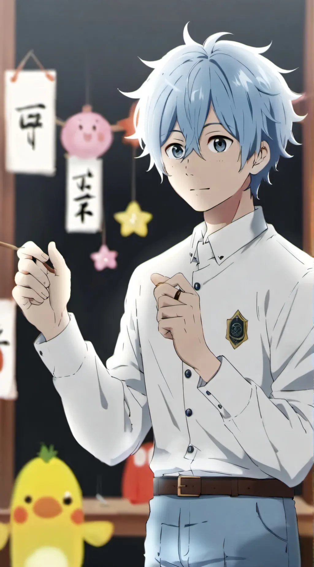 ai character: Satoru Gojo  background