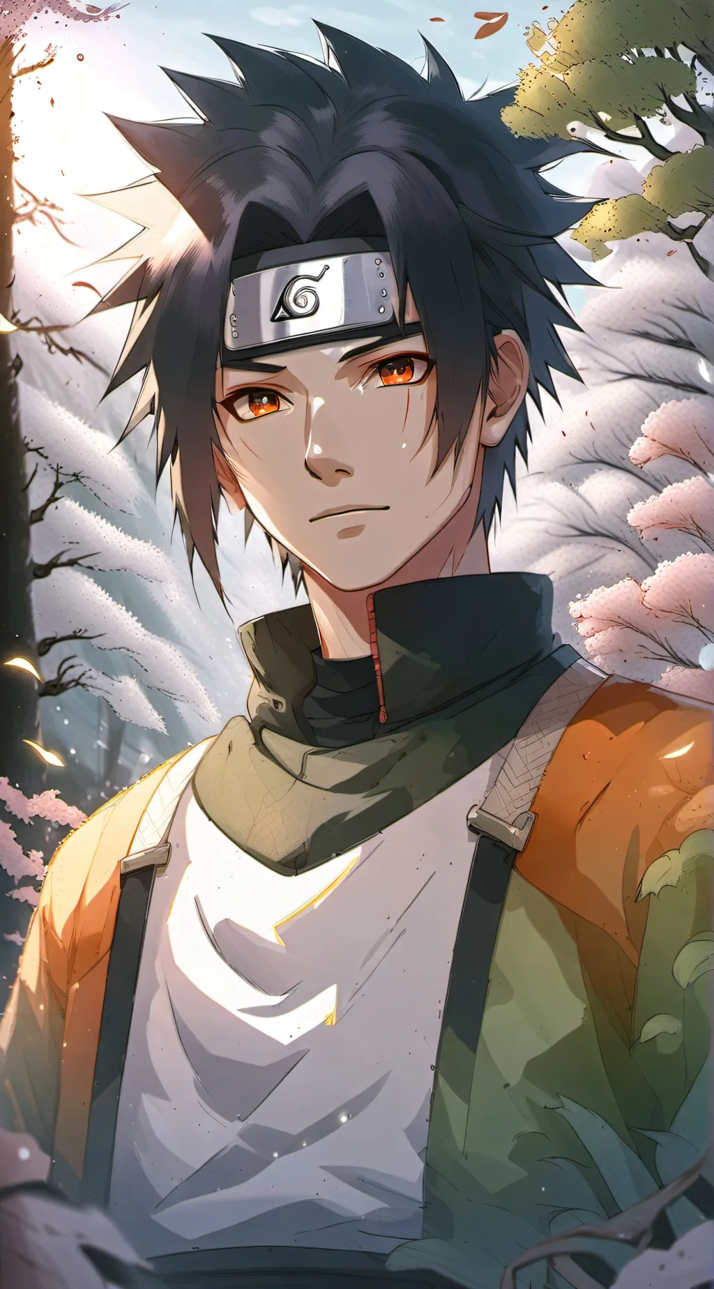 ai character: Sasuke Uchiha background