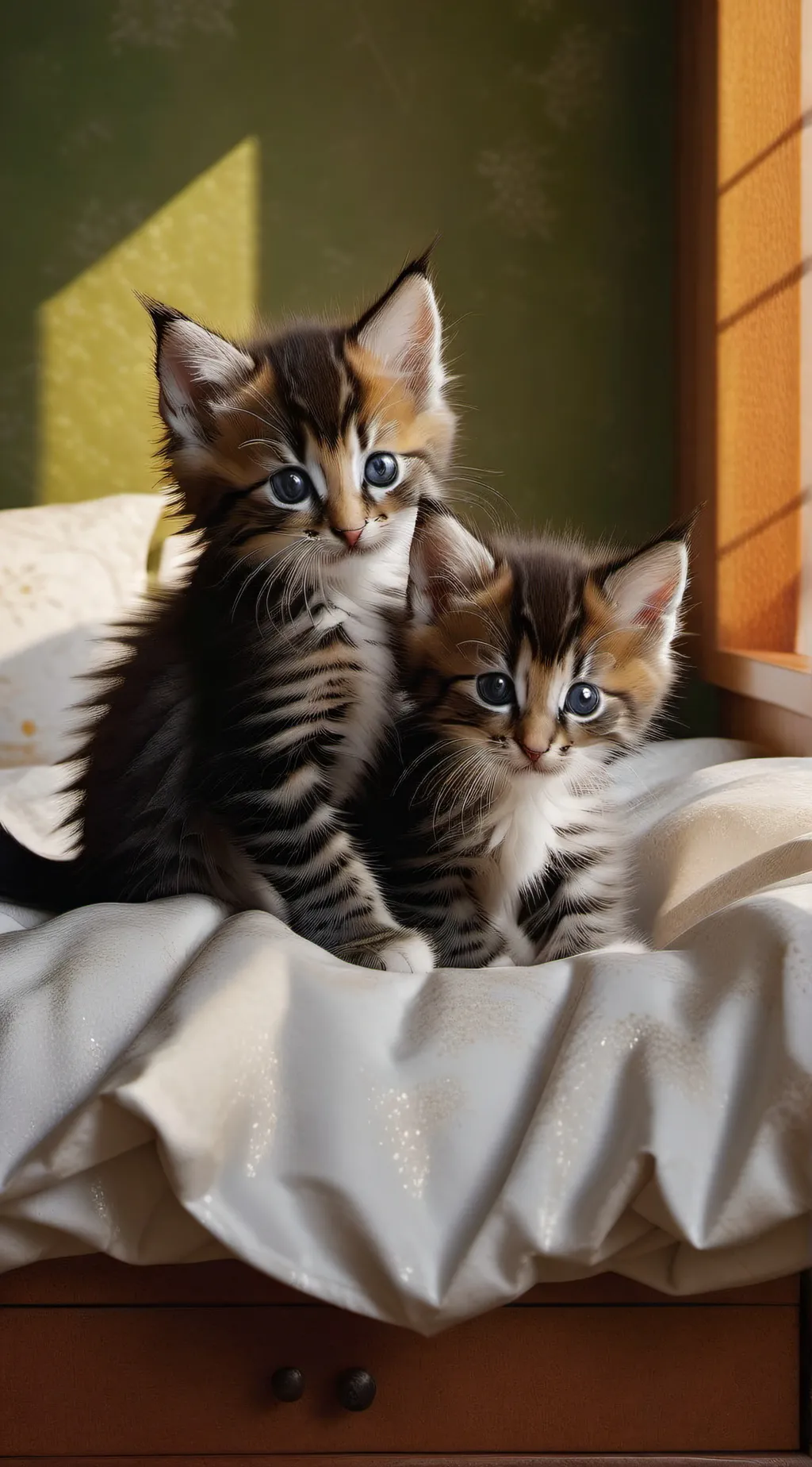 ai character: The two kittens background