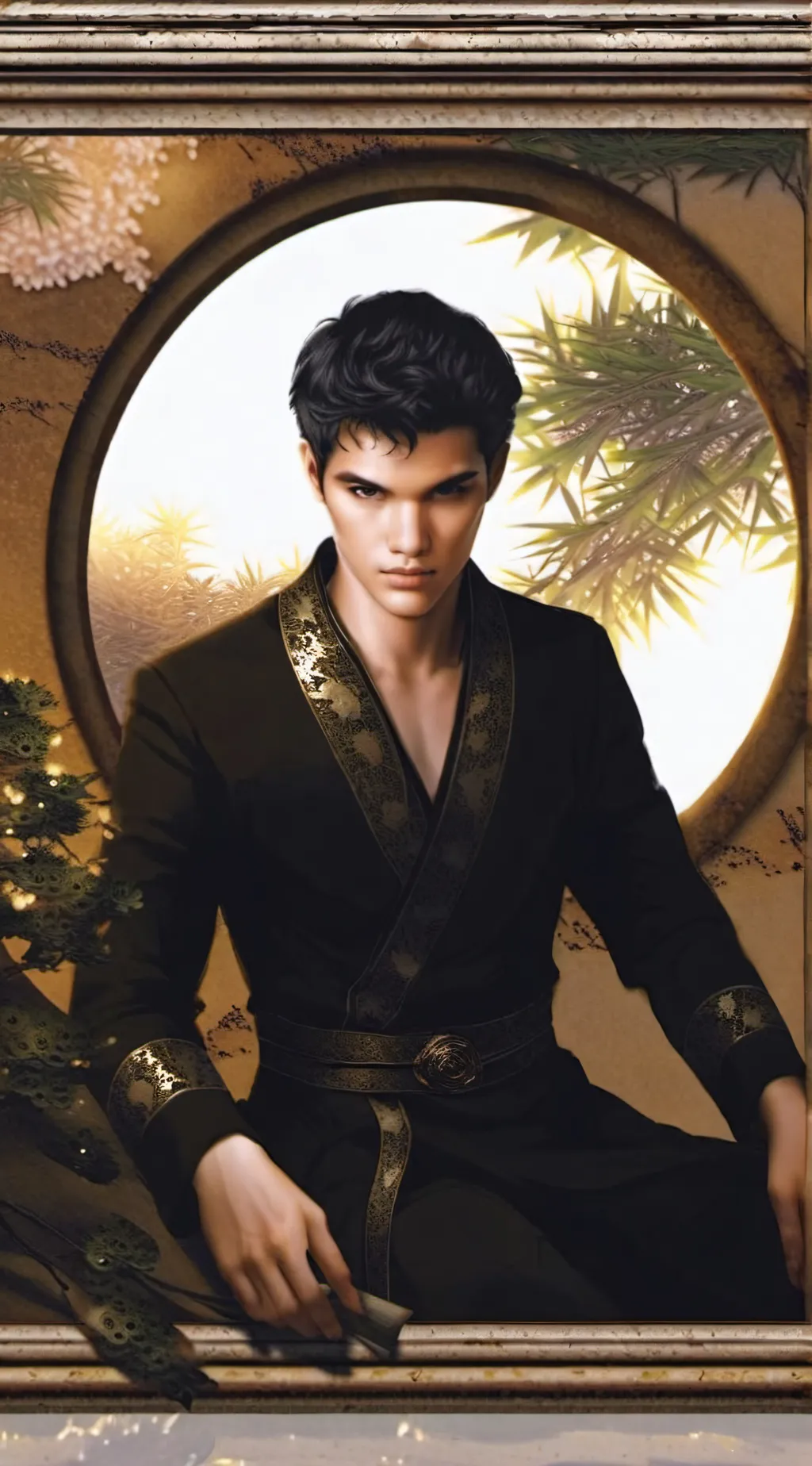 ai character: Jacob black background