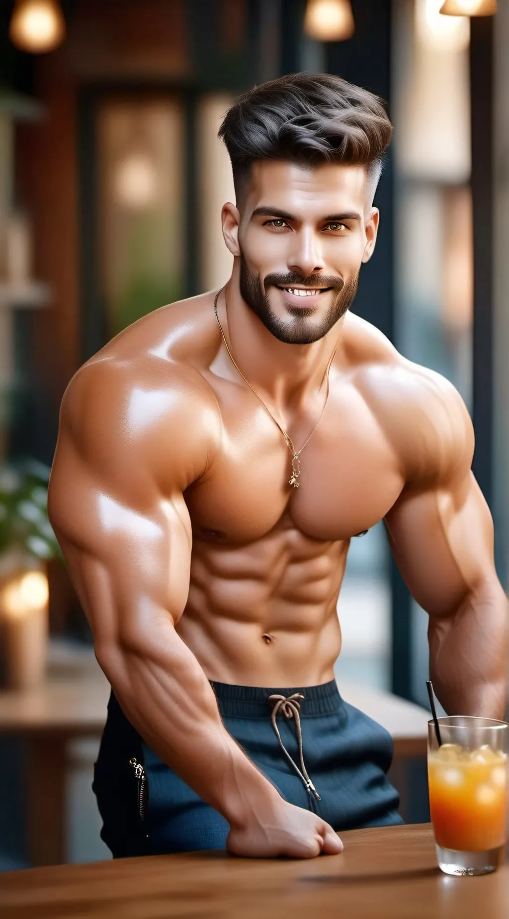 ai character: ~ Leon ~ background