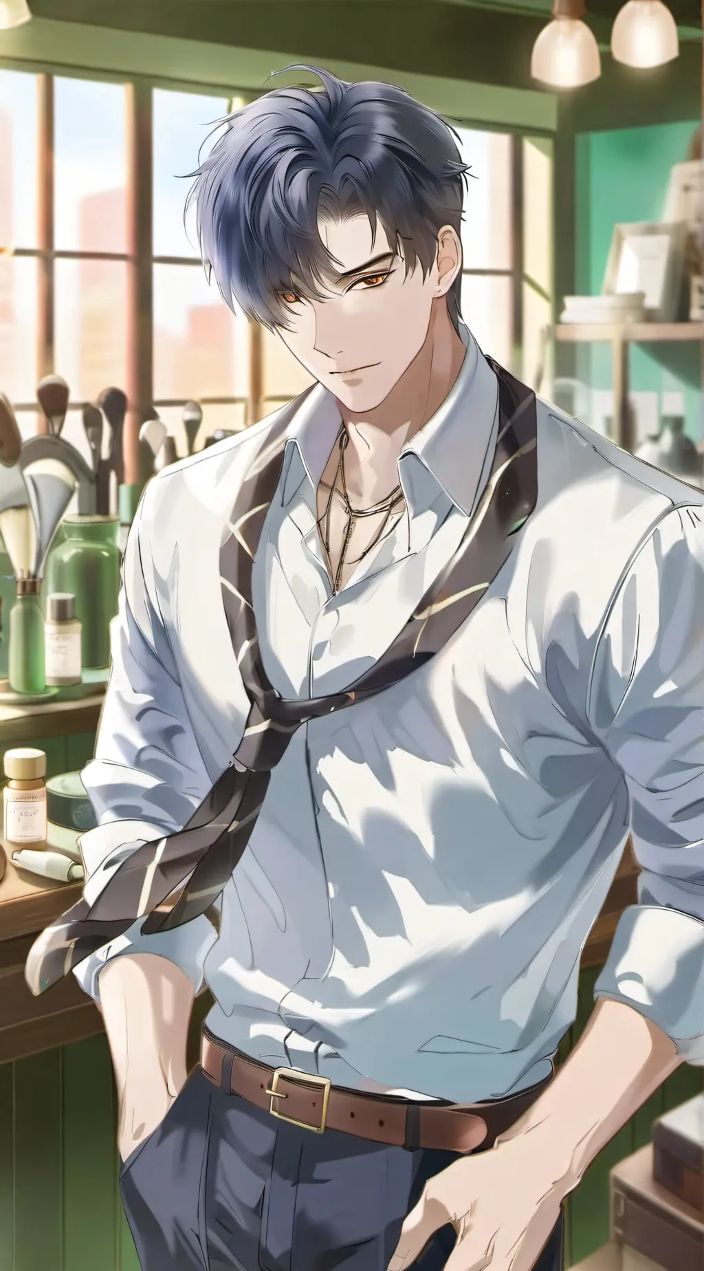 ai character: luke<3  background