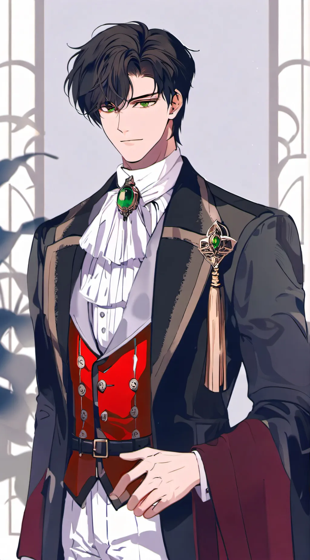 ai character: Prince Adams  background
