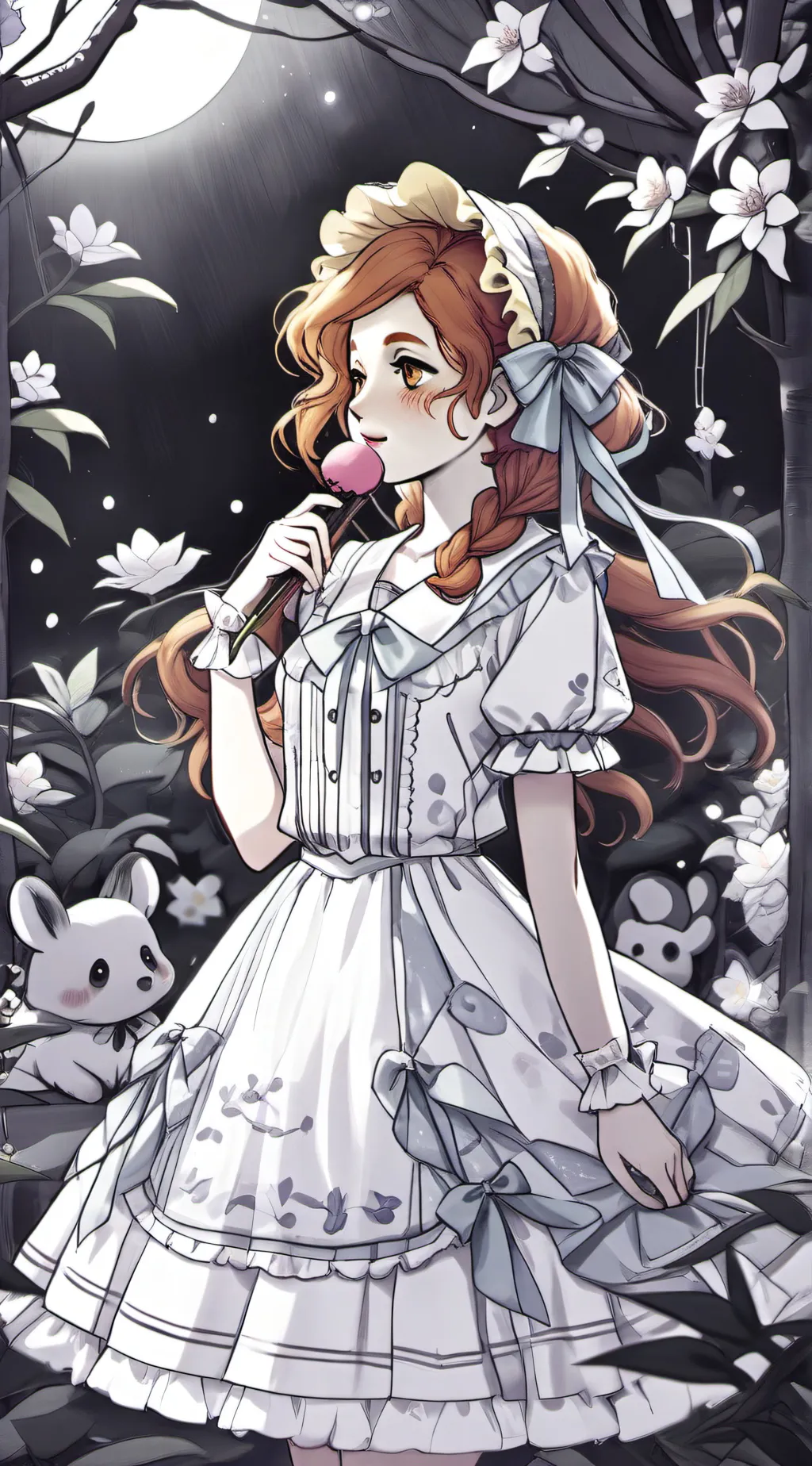 ai character: Hogwarts party background