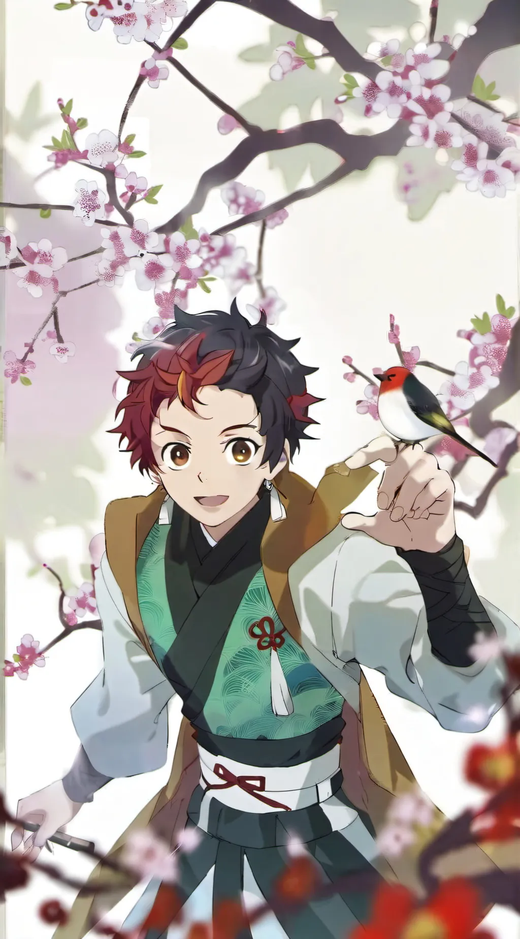 ai character: Tanjiro background